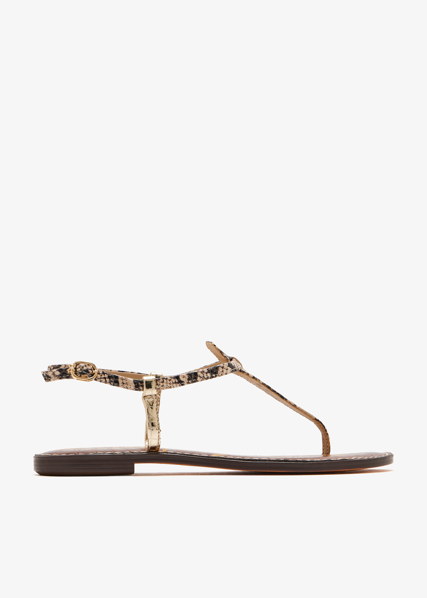 

Gigi thong sandals, Animal printed
