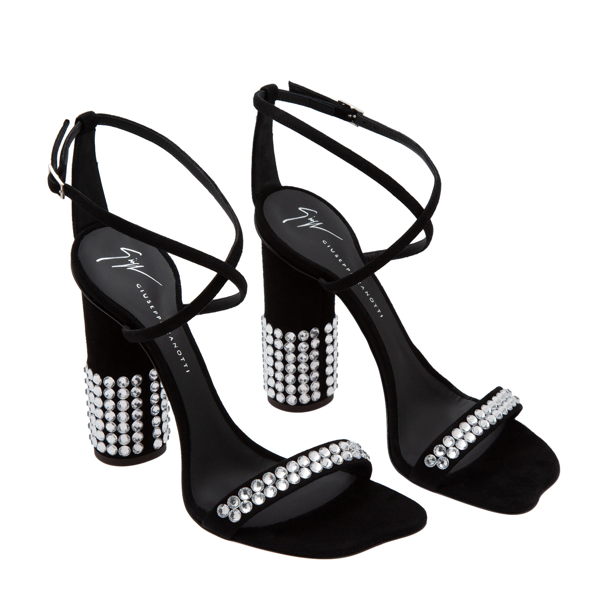 

Tory suede sandals, Black