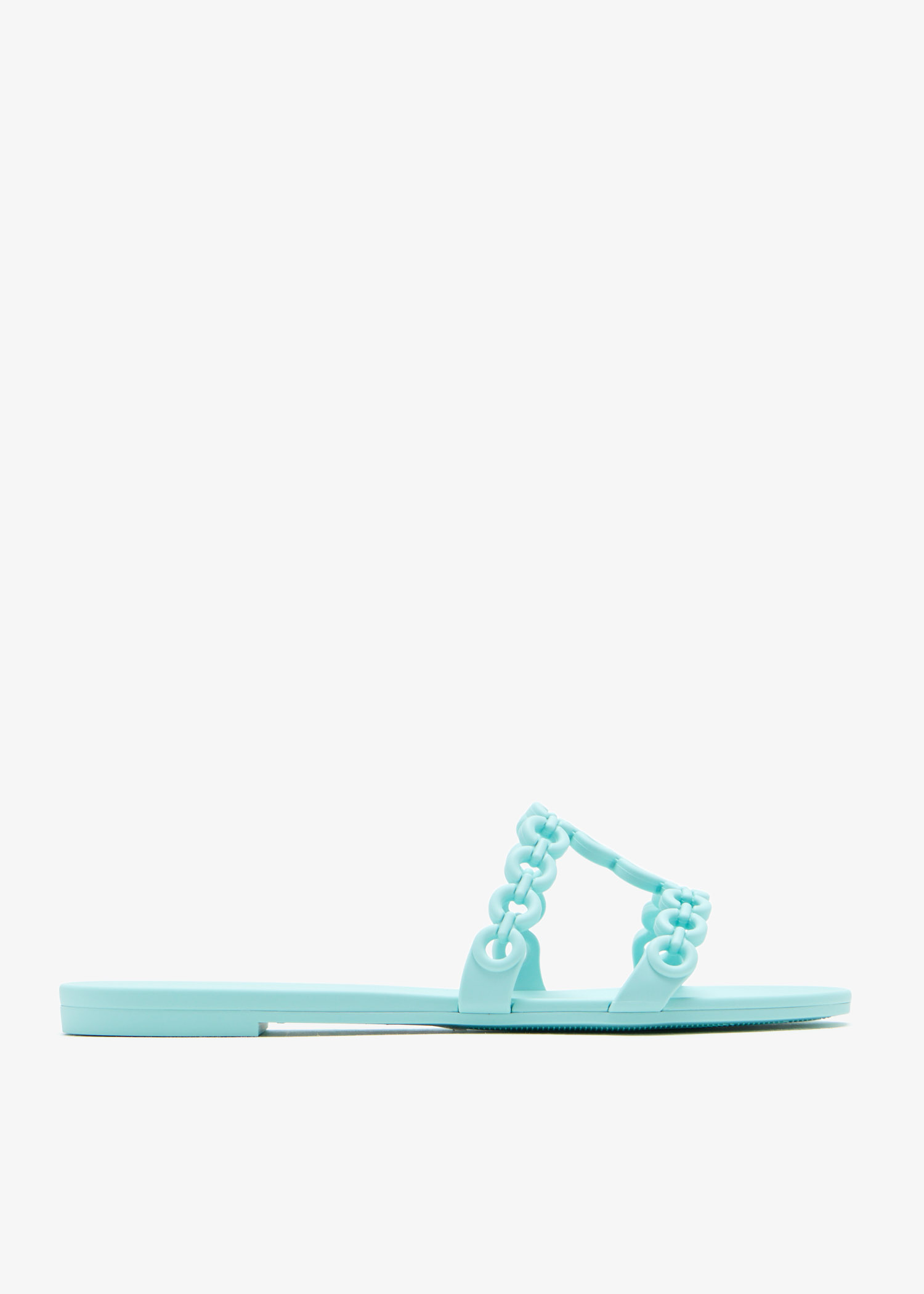 

Infinity Chain jelly sandals, Blue