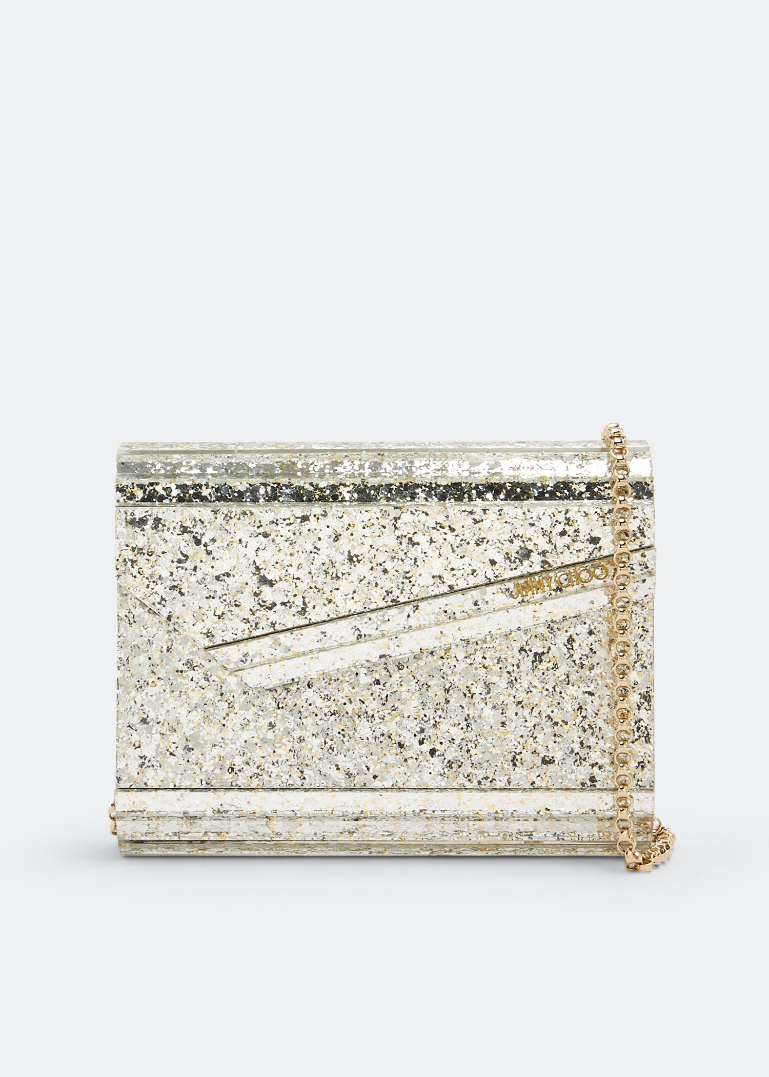 

Candy glitter clutch, Gold