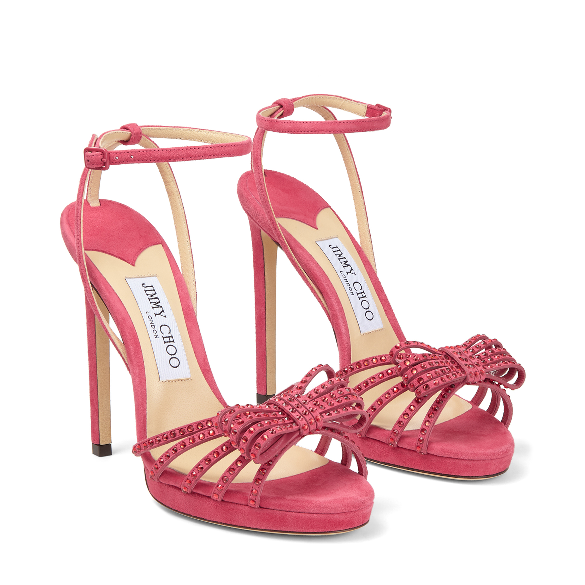 

Bow sandals, Pink