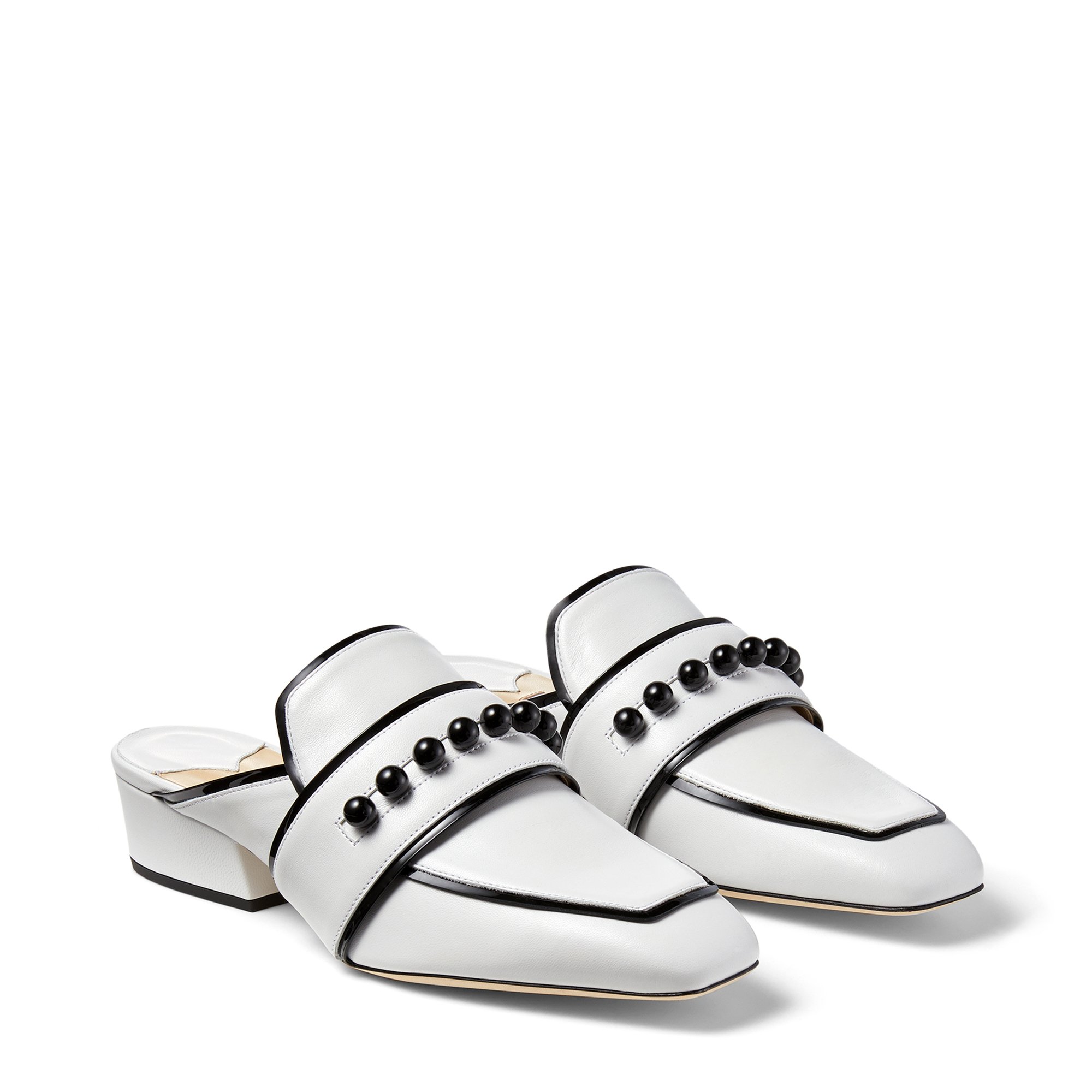 

YK-Bloafer mules, White