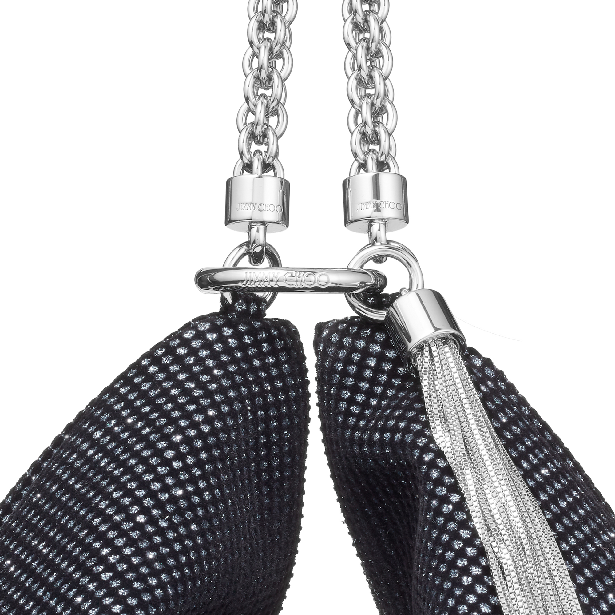 

Callie glitter bag, Black