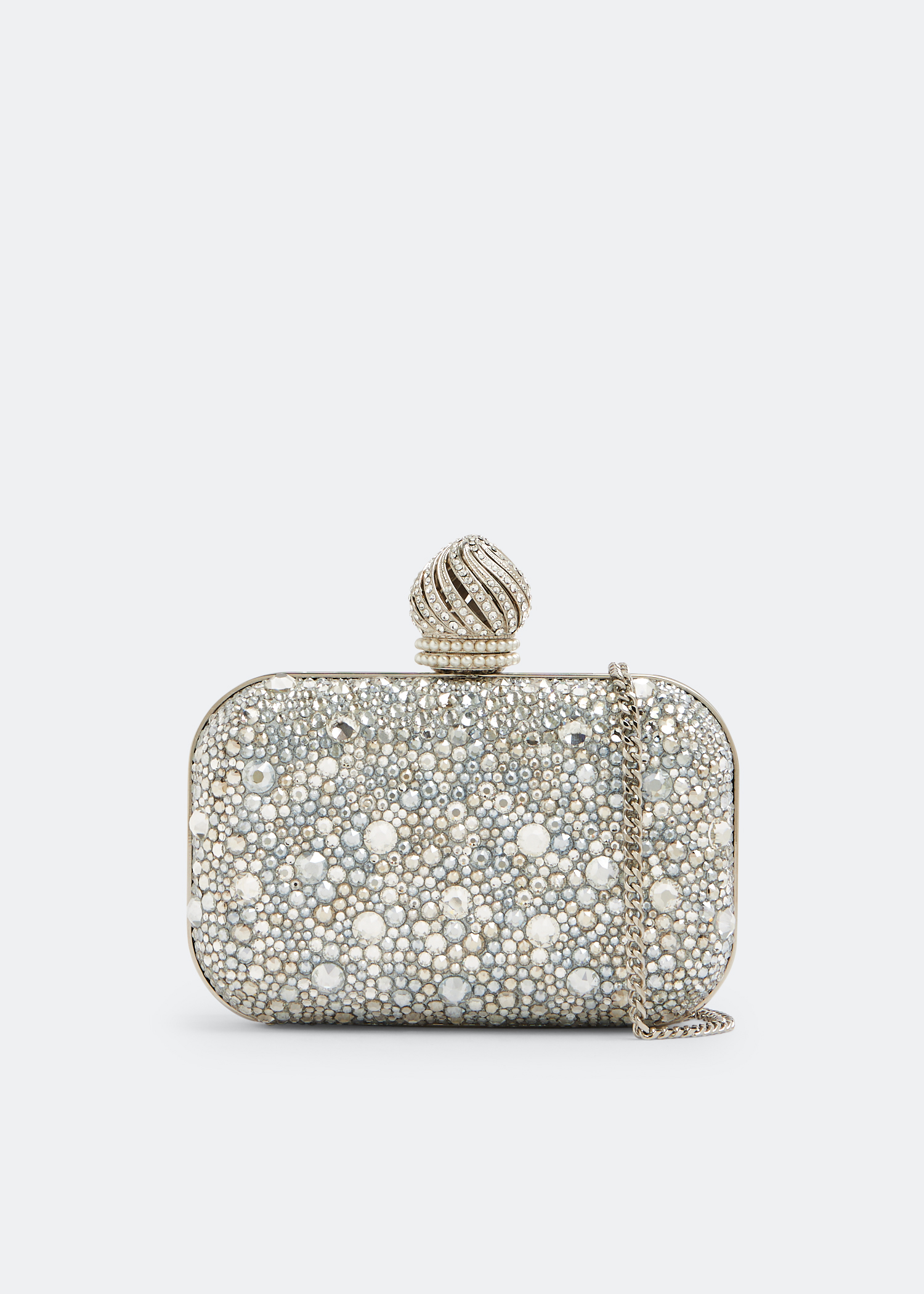 

Micro Cloud clutch, Silver