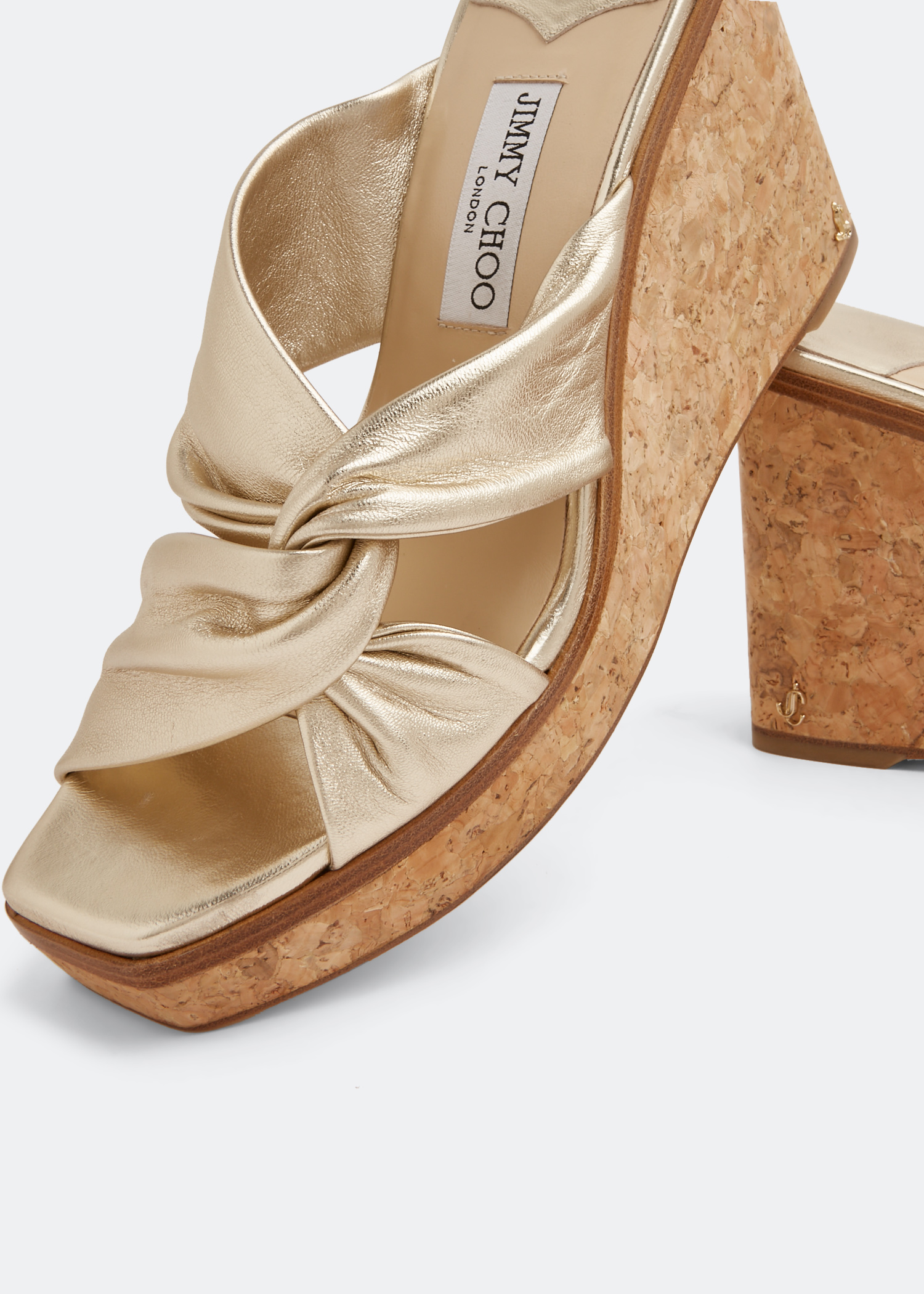 

Narisa 90 wedge sandals, Gold