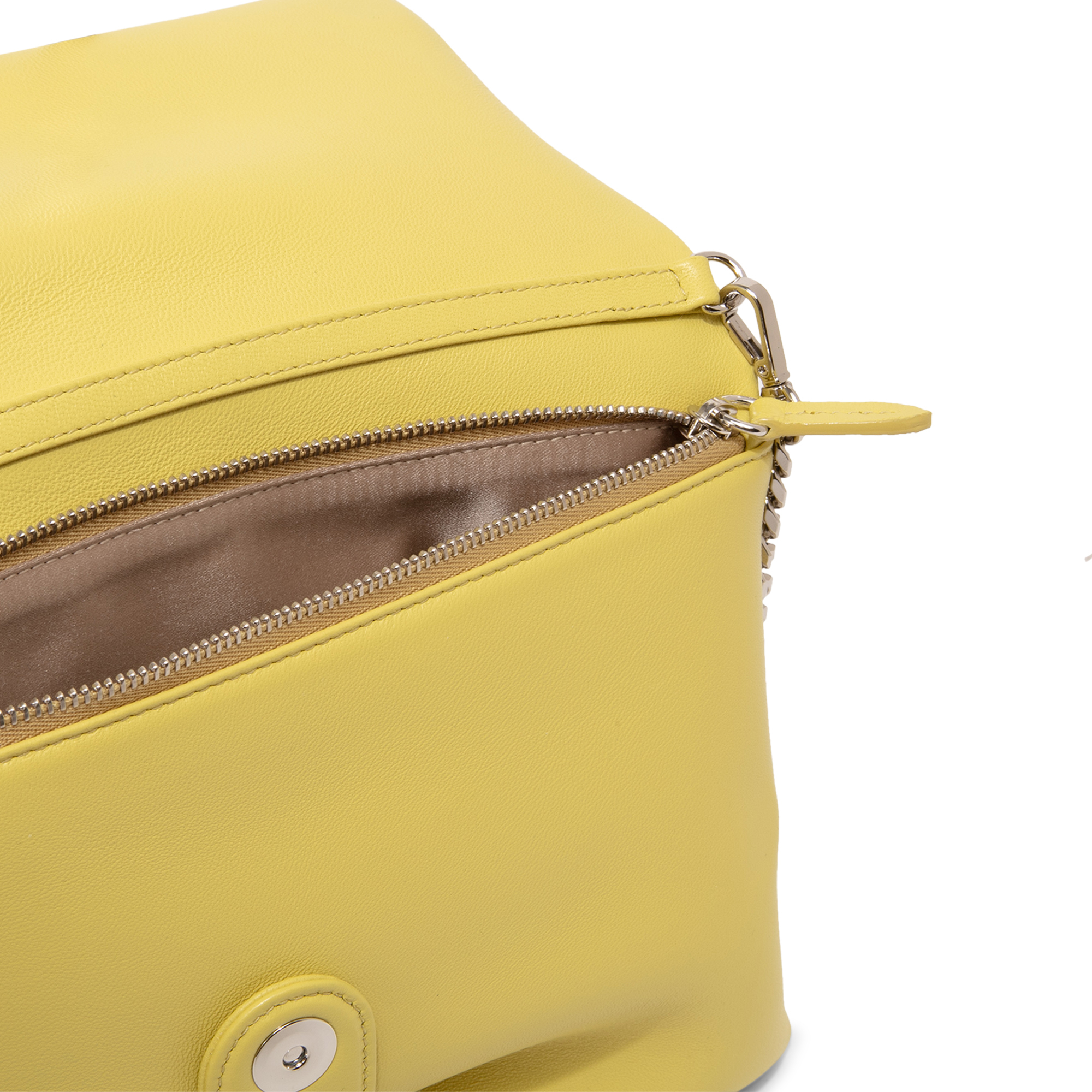 

Daisy clutch bag, Yellow
