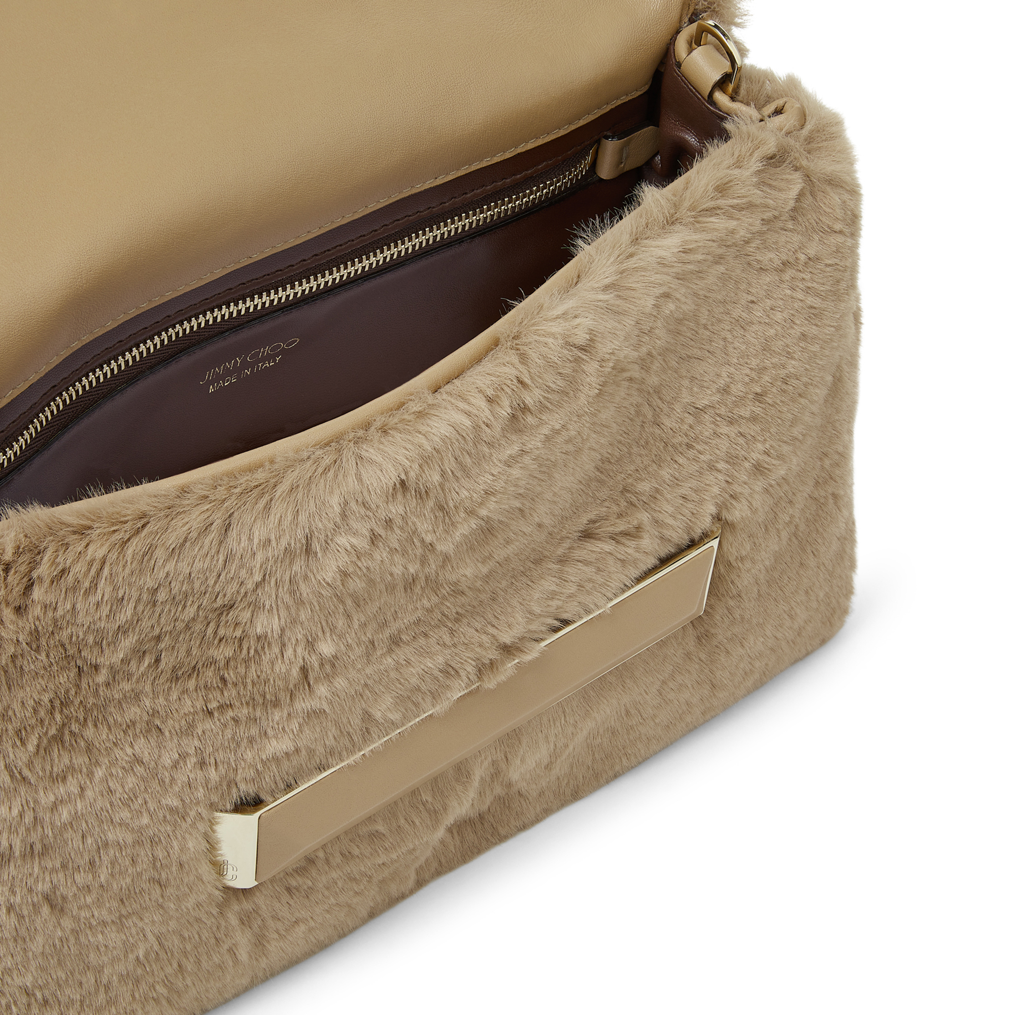 

Carolina S clutch, Beige