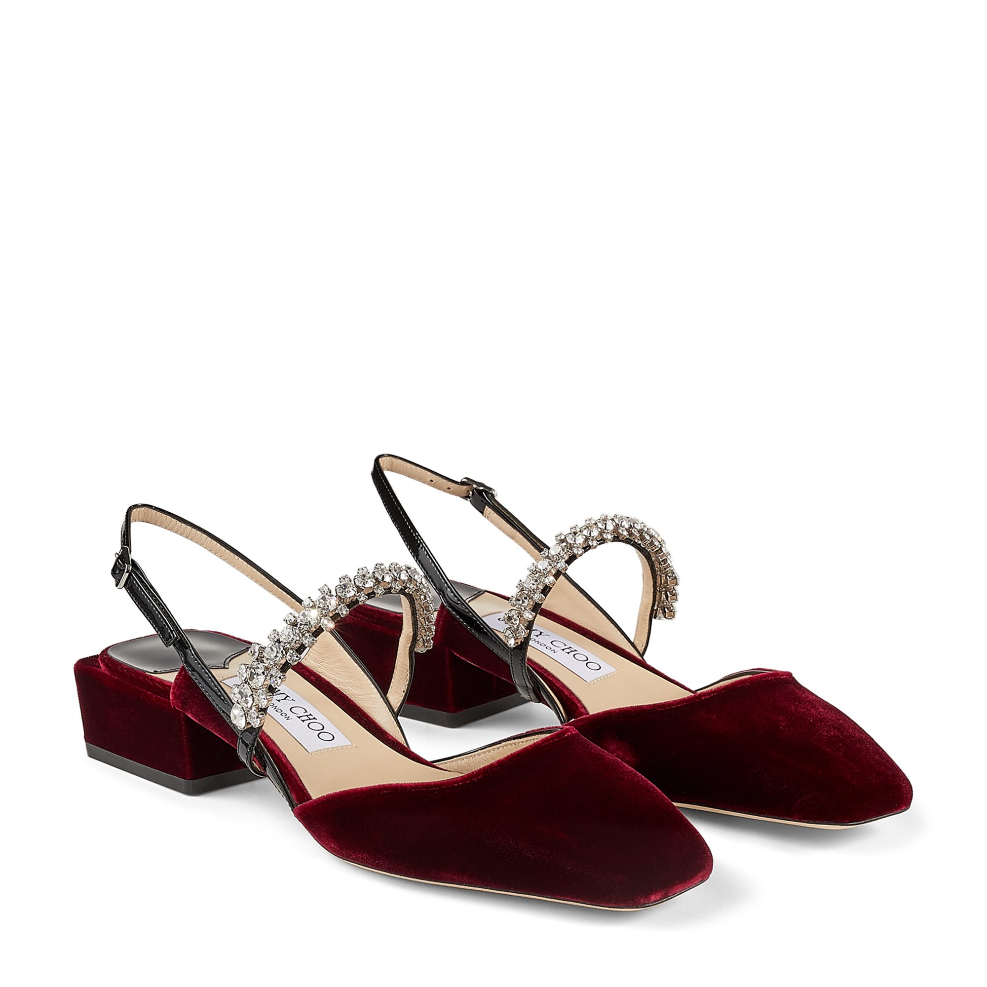 

Jill 30 slingback pumps, Burgundy