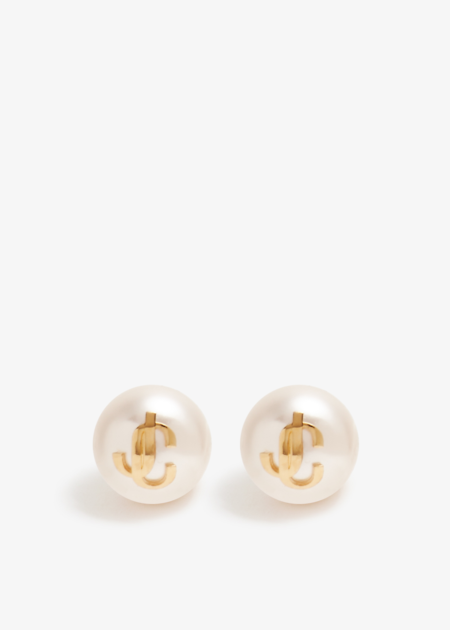 

JC Pearl stud earrings, Gold