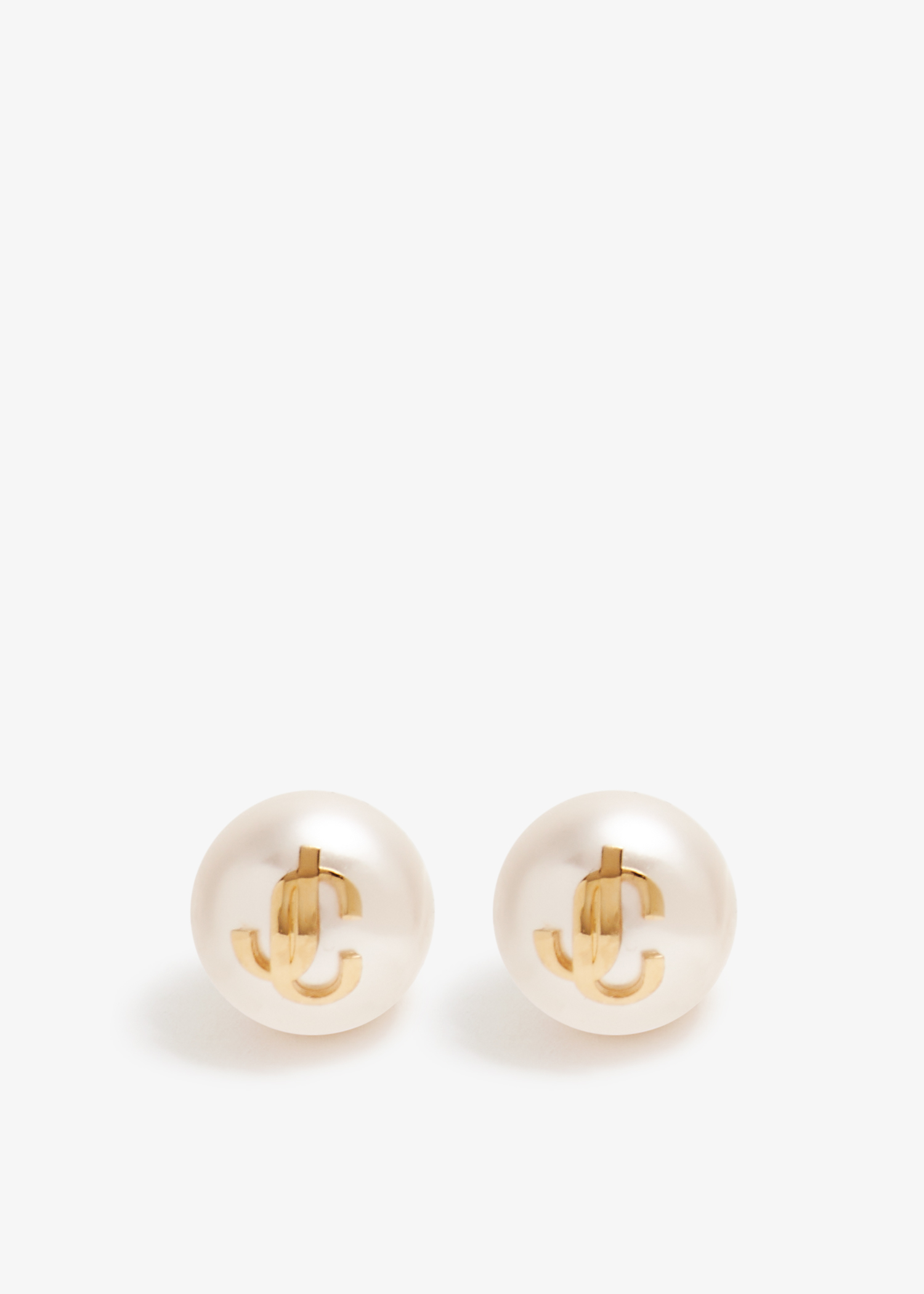 

JC Pearl stud earrings, Gold