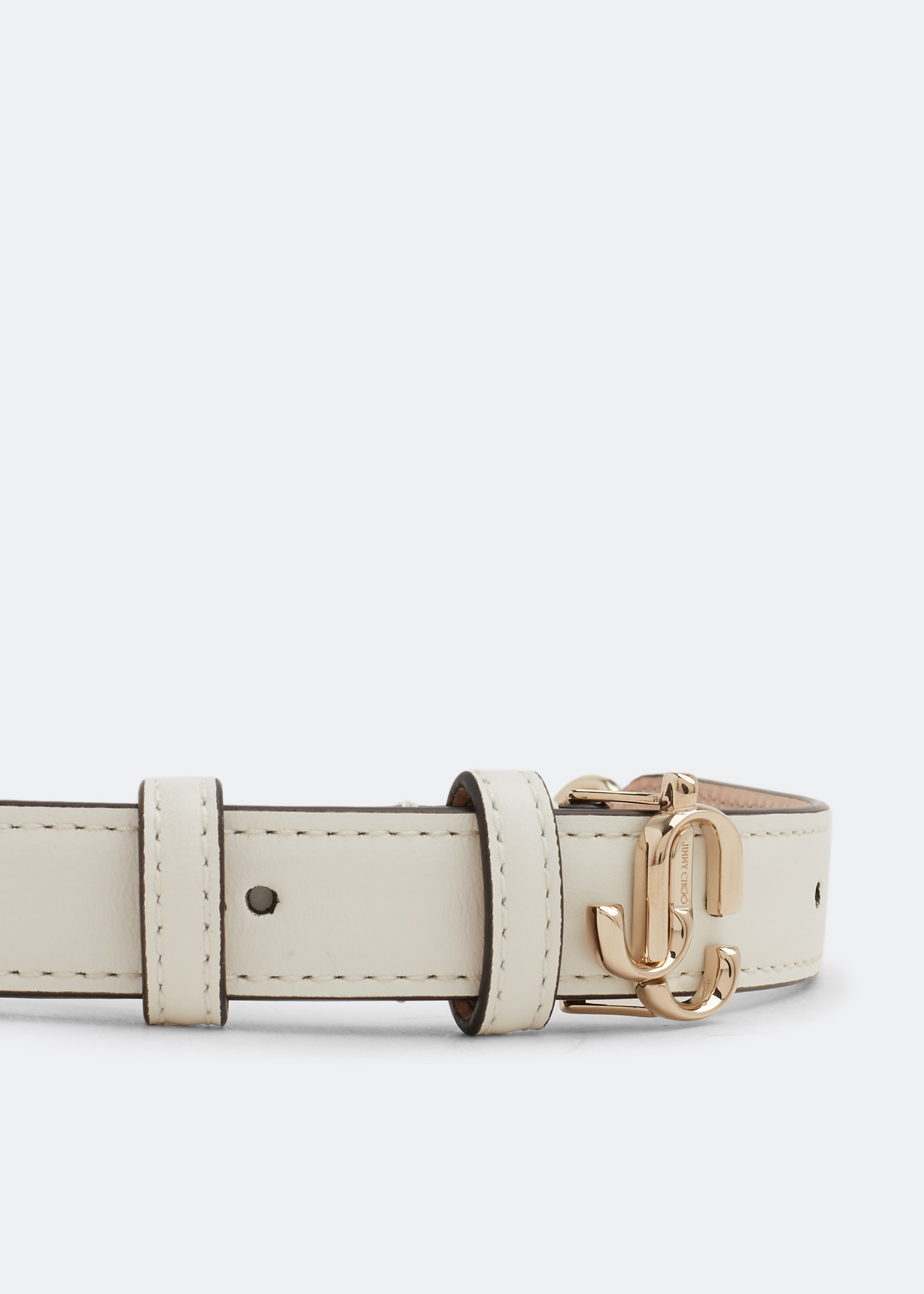 

JC chain belt, White