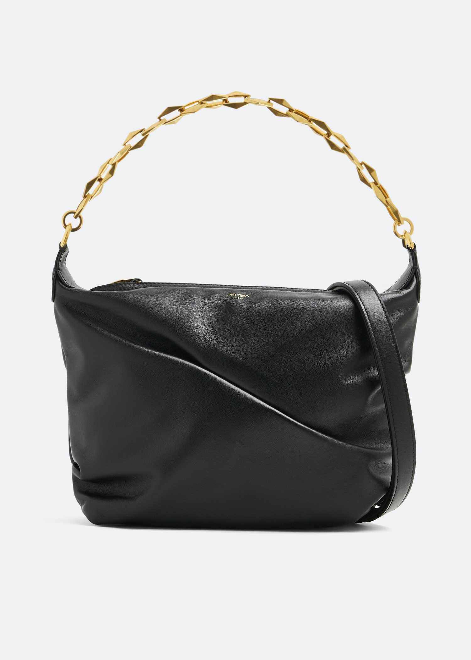 

Diamond Soft small hobo bag, Black