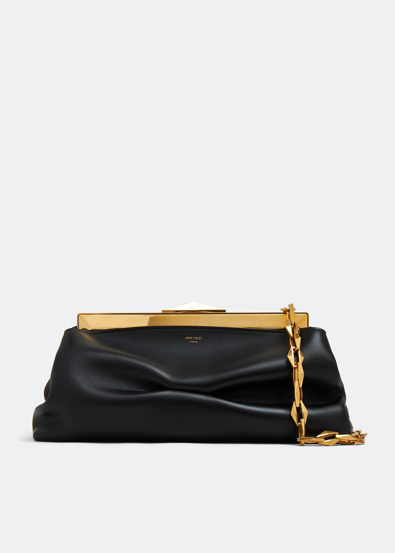 

Diamond frame clutch, Black