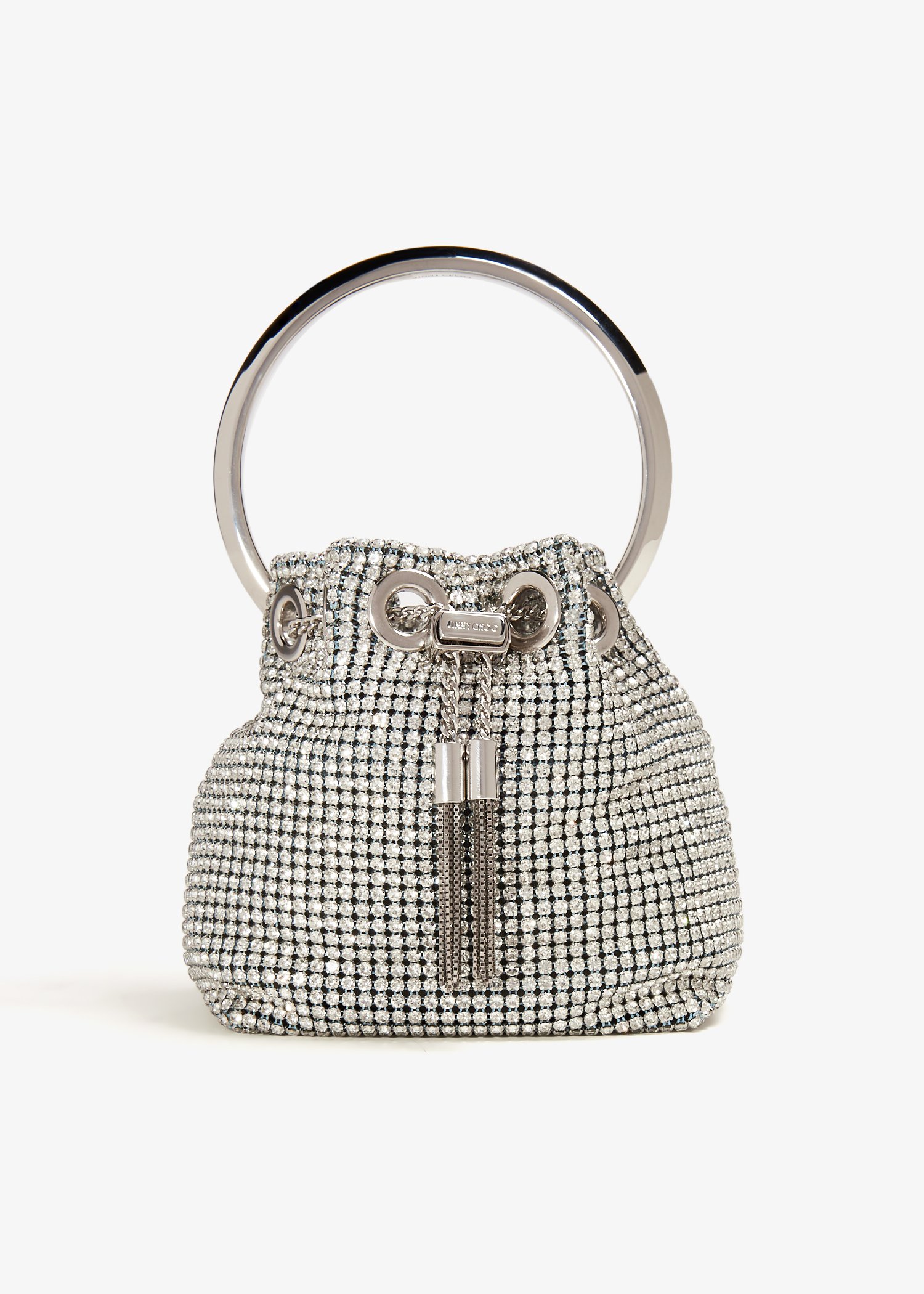 

Micro Bon Bon bucket bag, Silver