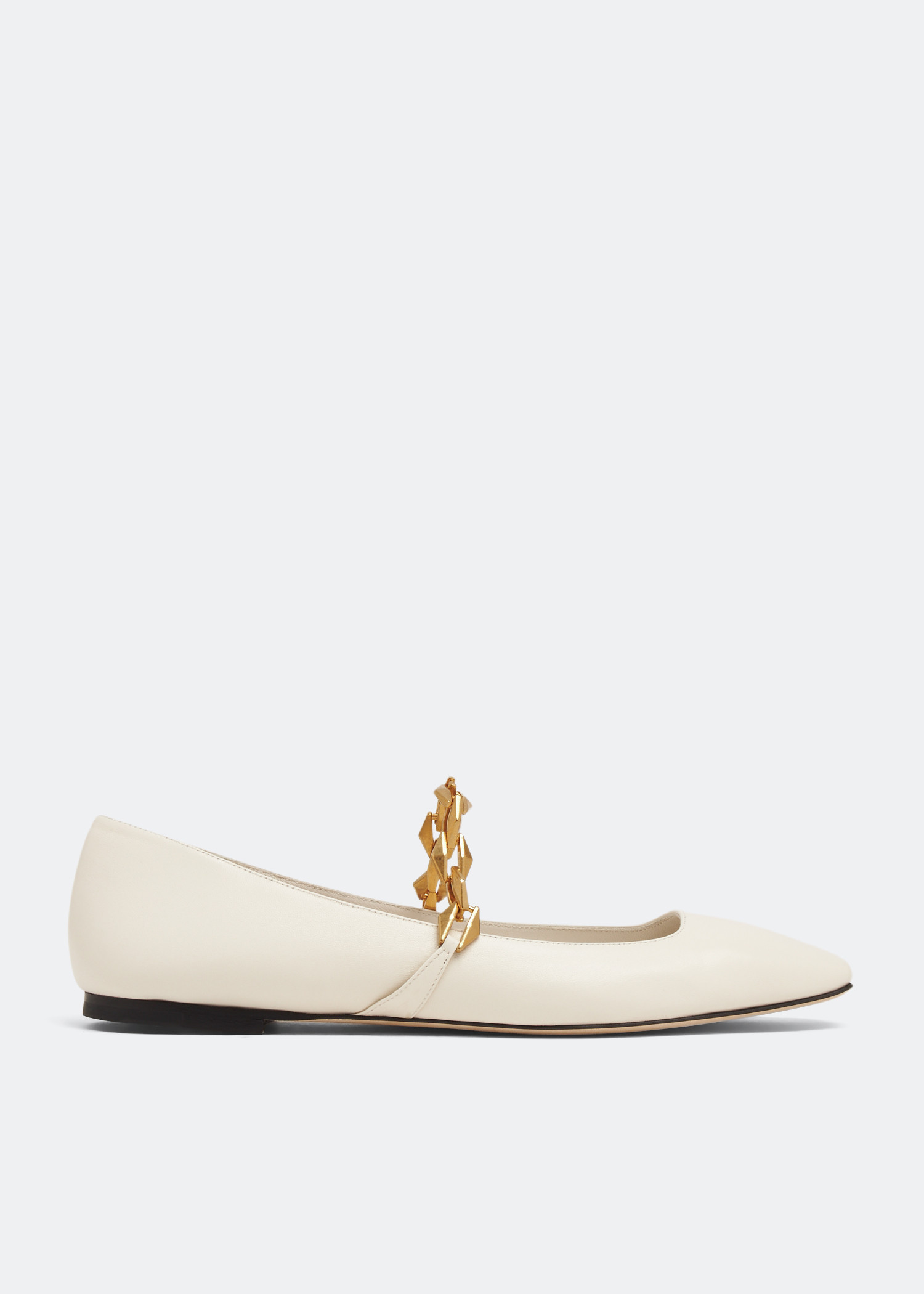 

Diamond Tilda ballet flats, White