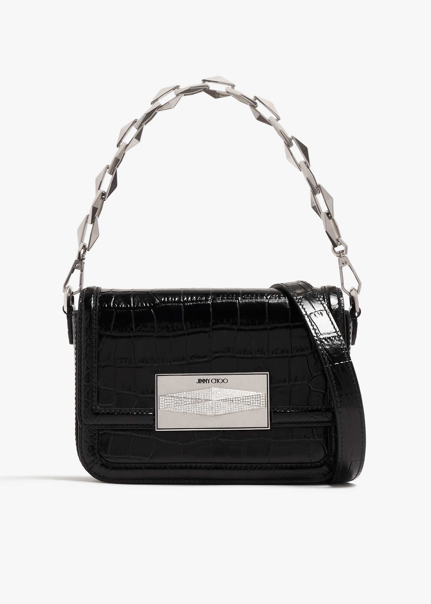 

Diamond crossbody bag, Black