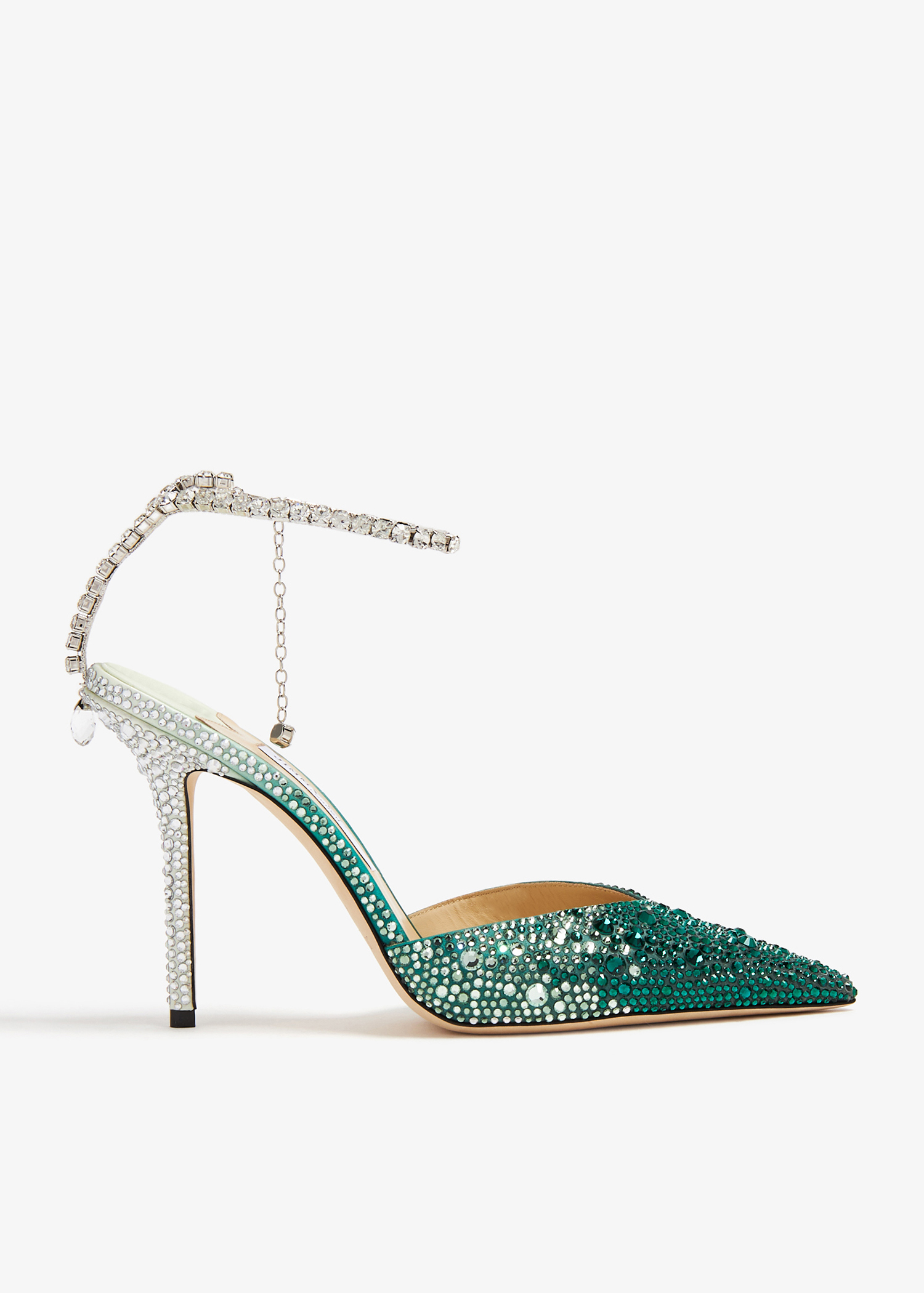 

Saeda 100 pumps, Green