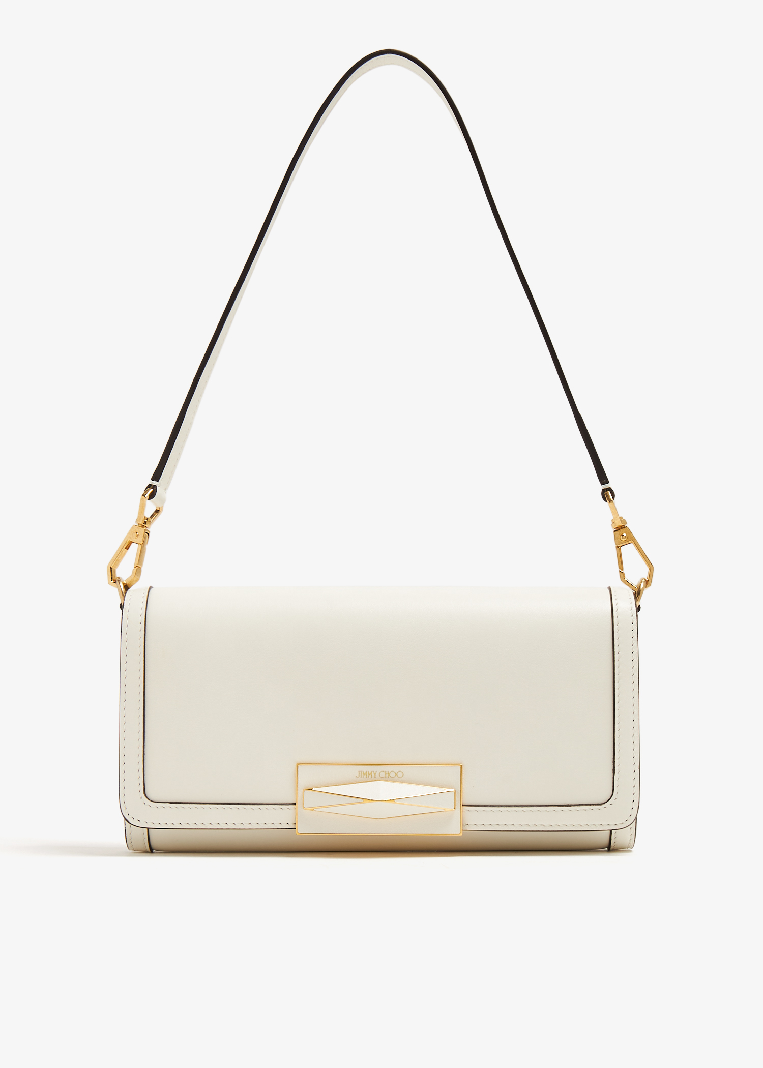 

Diamond mini shoulder bag, White