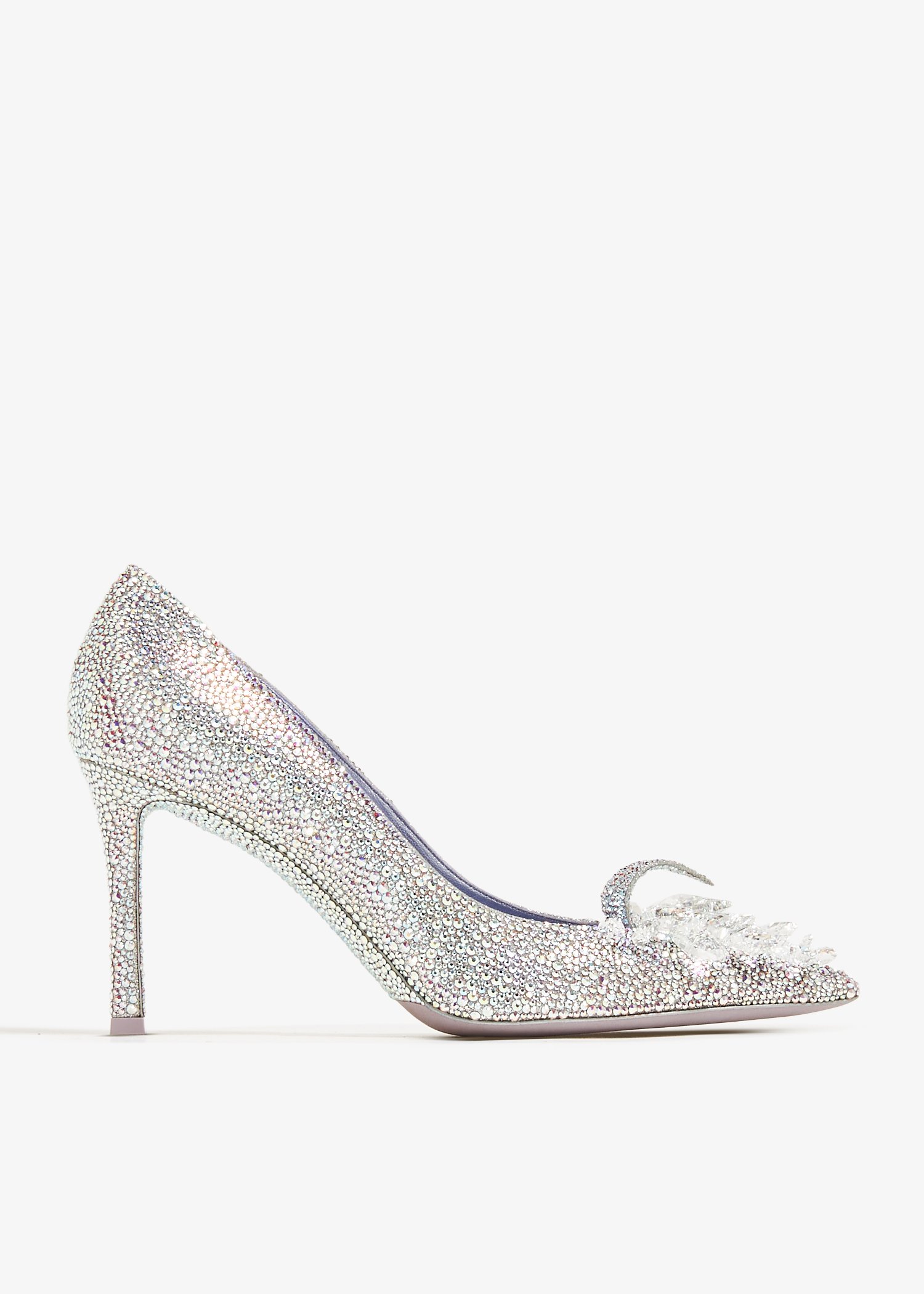 

Crystal Slipper 85 pumps, Silver