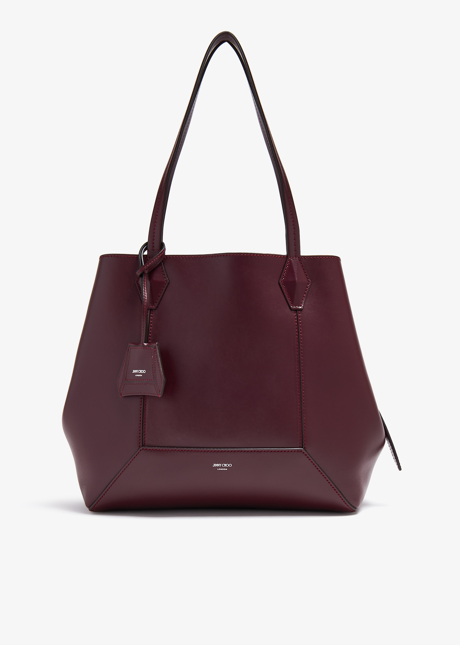 

Diamond medium tote bag, Burgundy