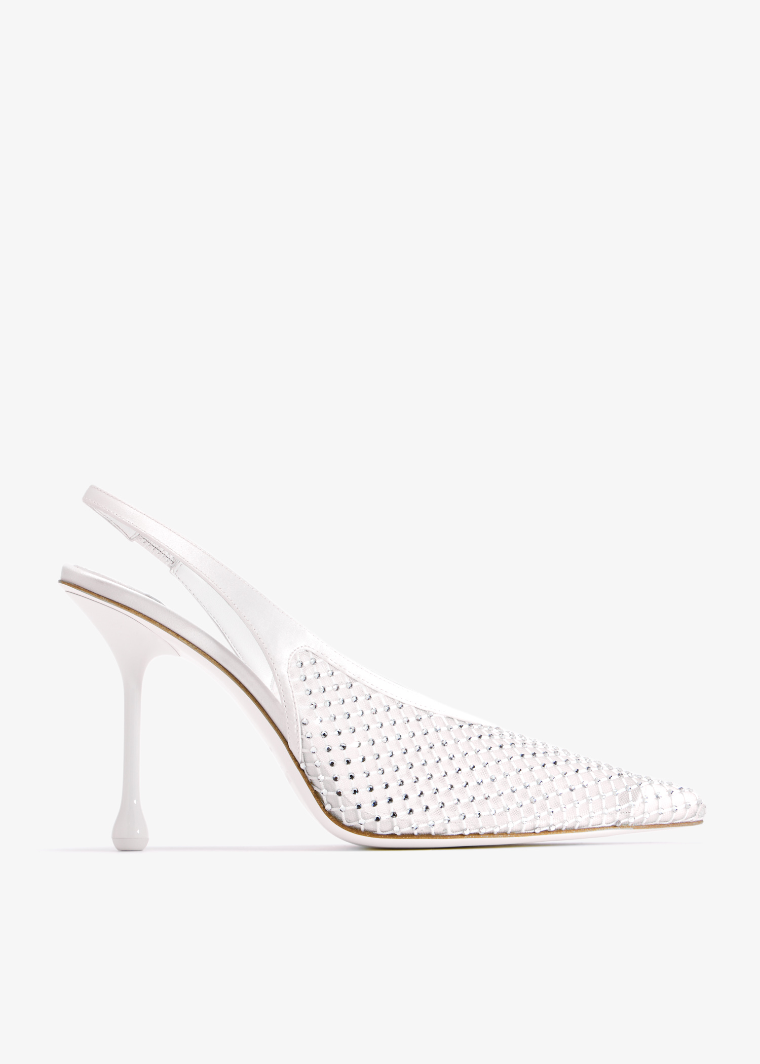 

Isa 95 slingback pumps, White