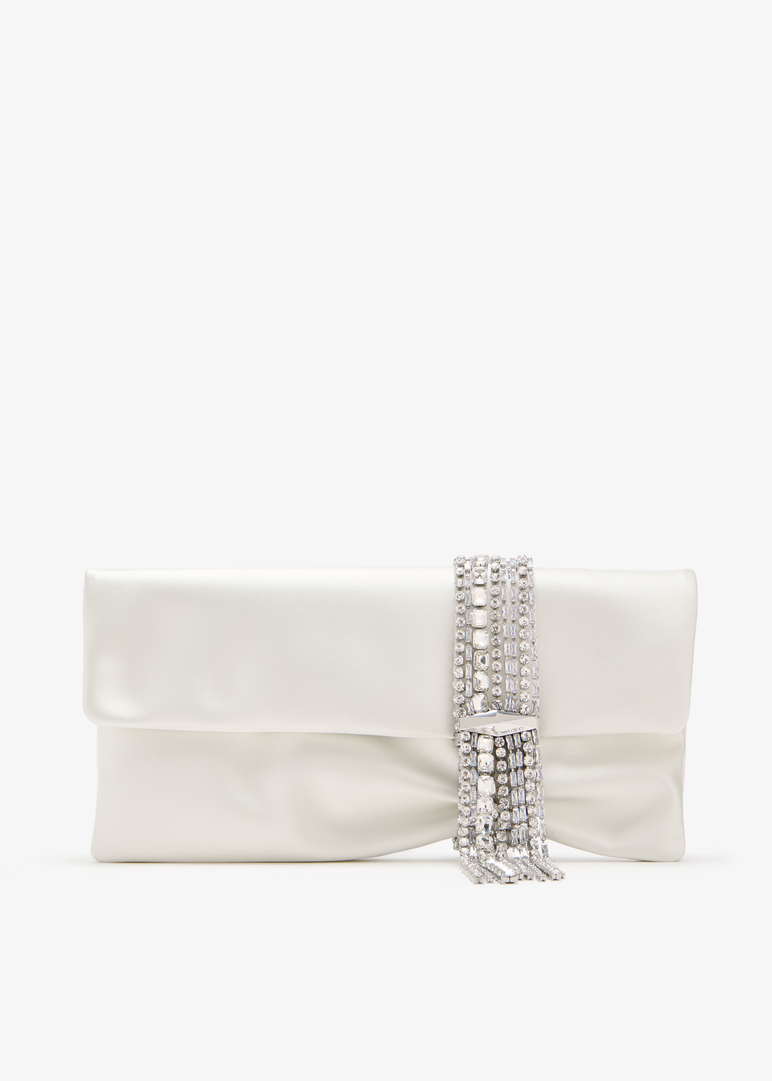 

Zandra soft clutch, White