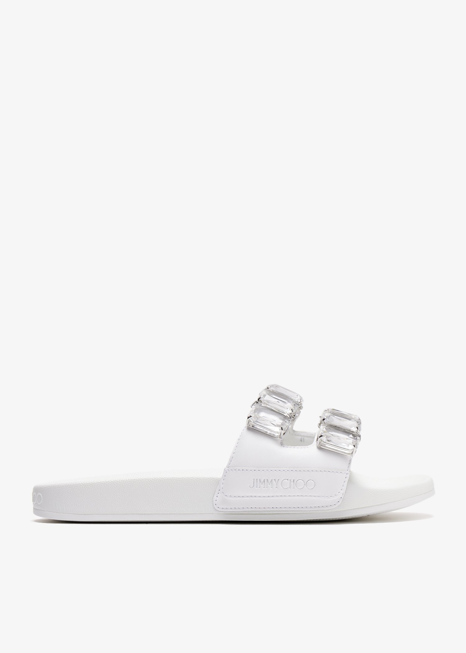 

Fitz slide sandals, White