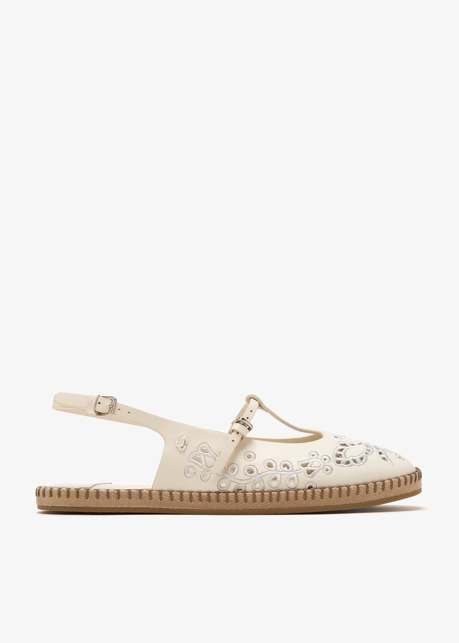 

Amiee flat espadrilles, Cream