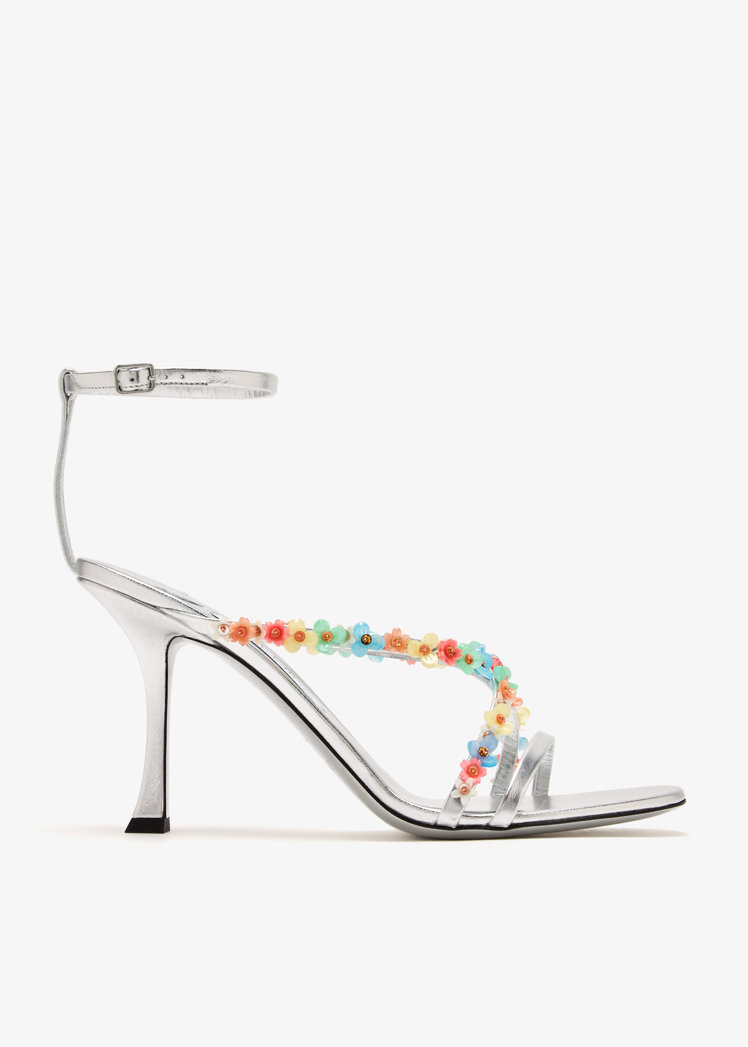 

Blanche 90 sandals, Silver