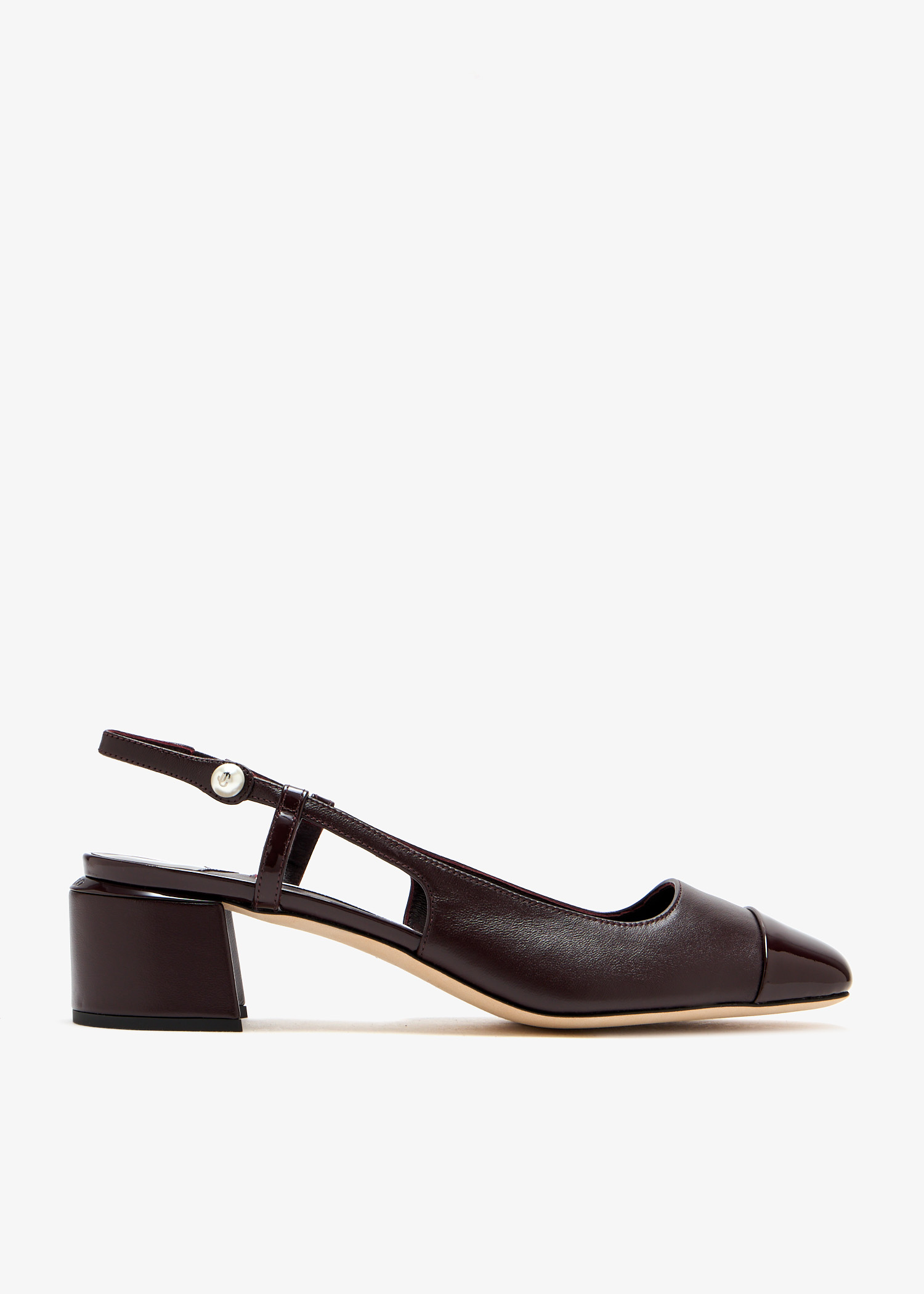 

Elisa 45 slingback pumps, Burgundy