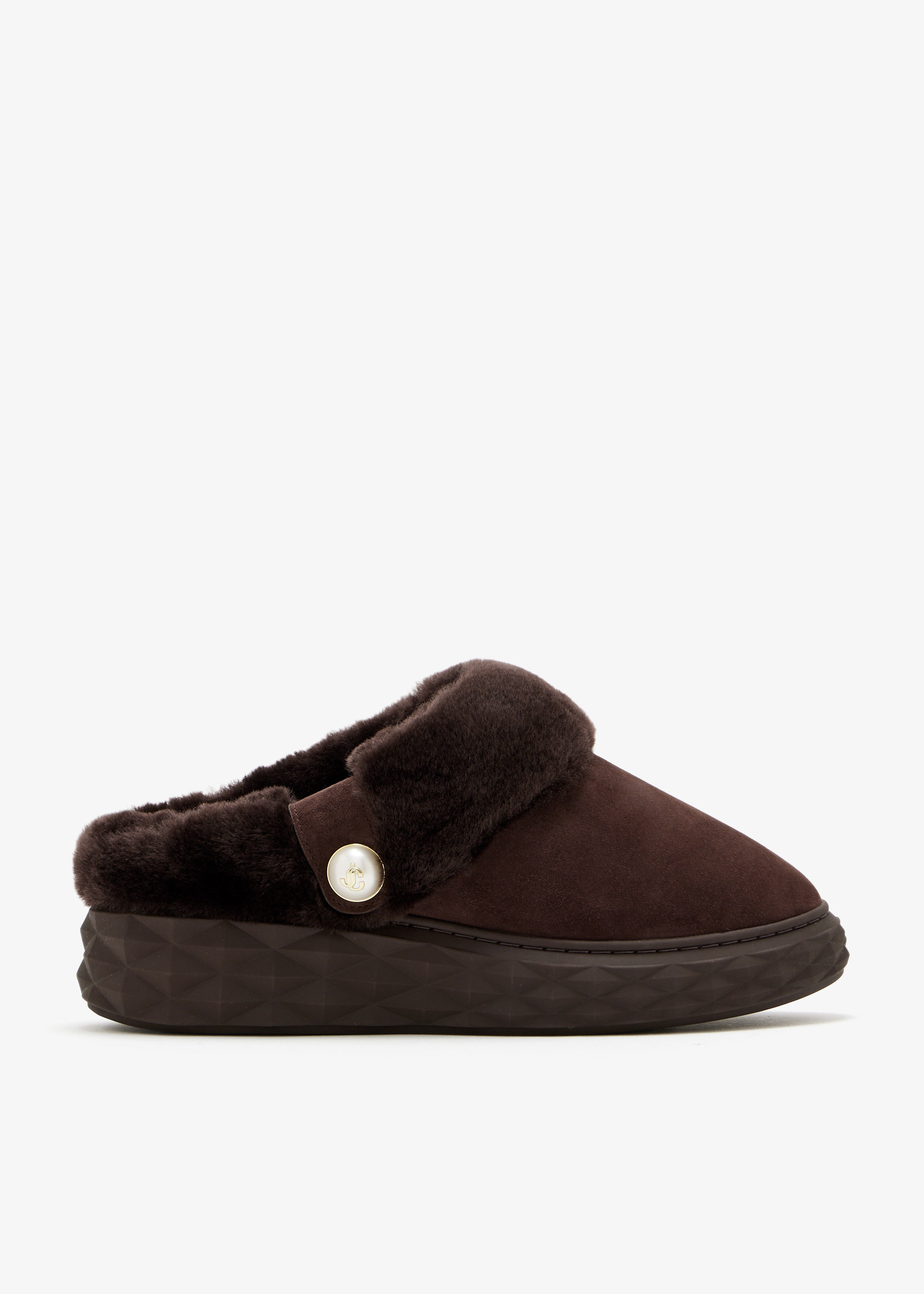 

Diamond maxi mules, Brown