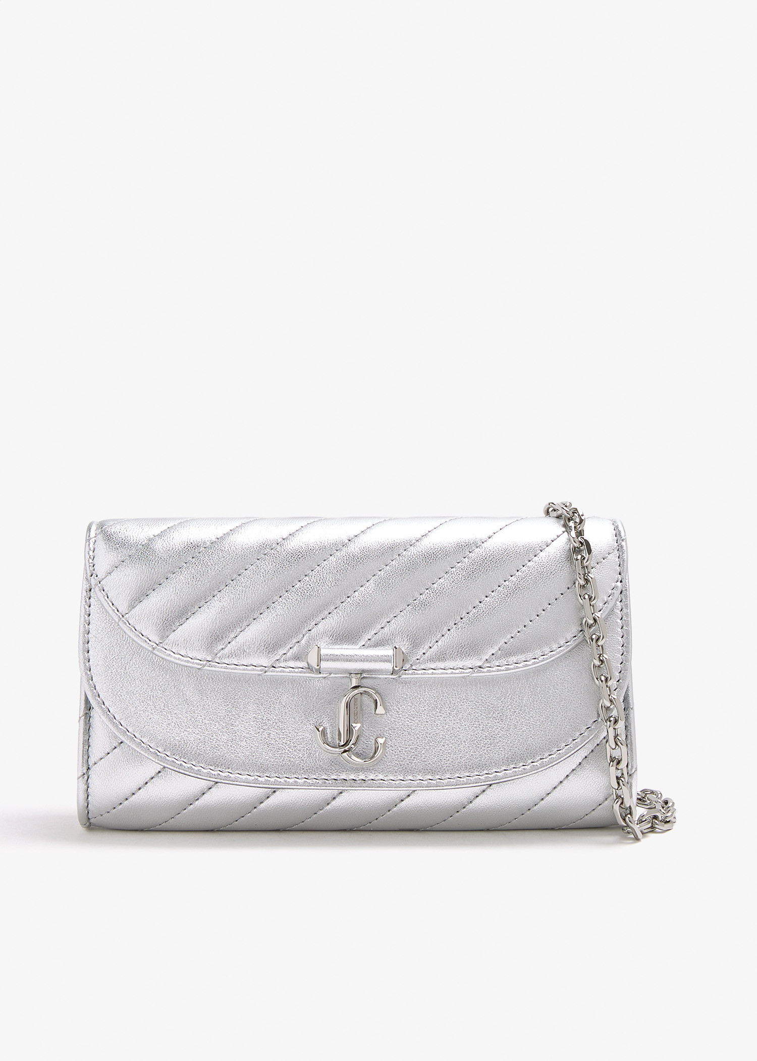 

Curve chain wallet, Silver