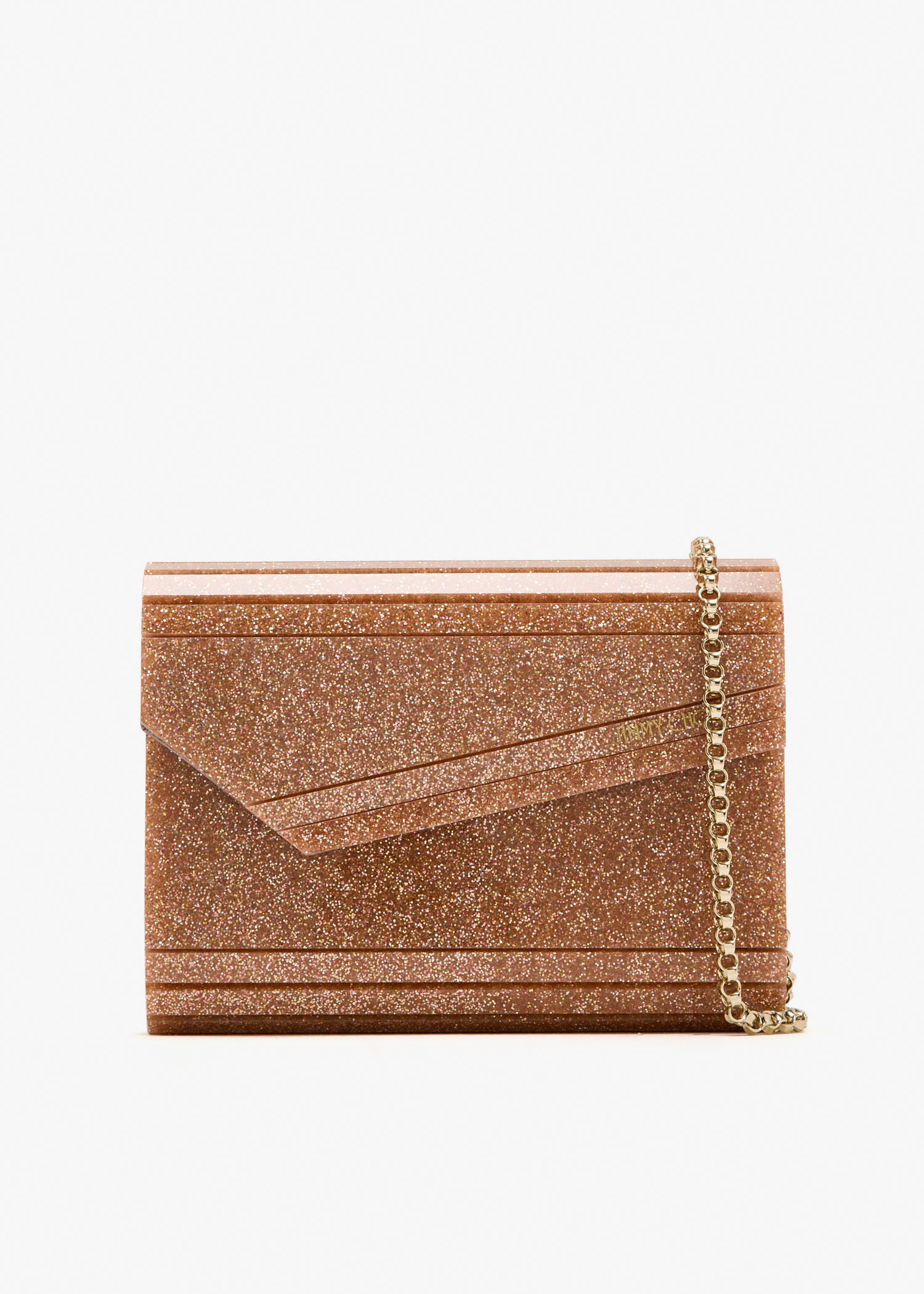 

Candy glitter clutch, Rose gold