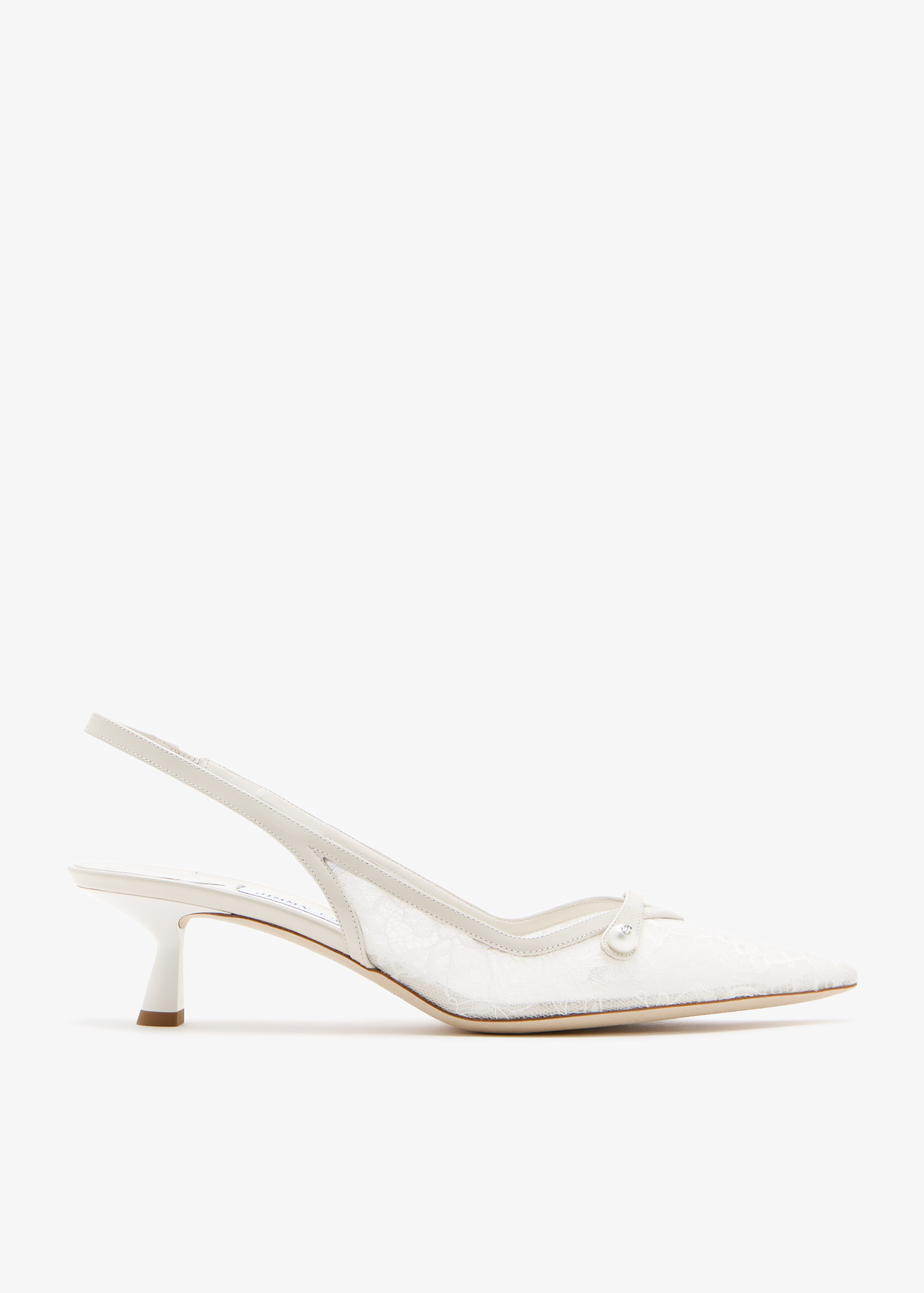

Amita 45 slingback pumps, White