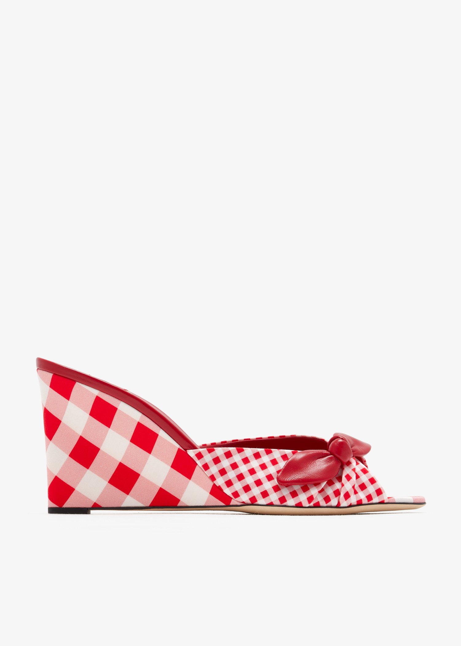 

Livi 85 wedge mules, Printed