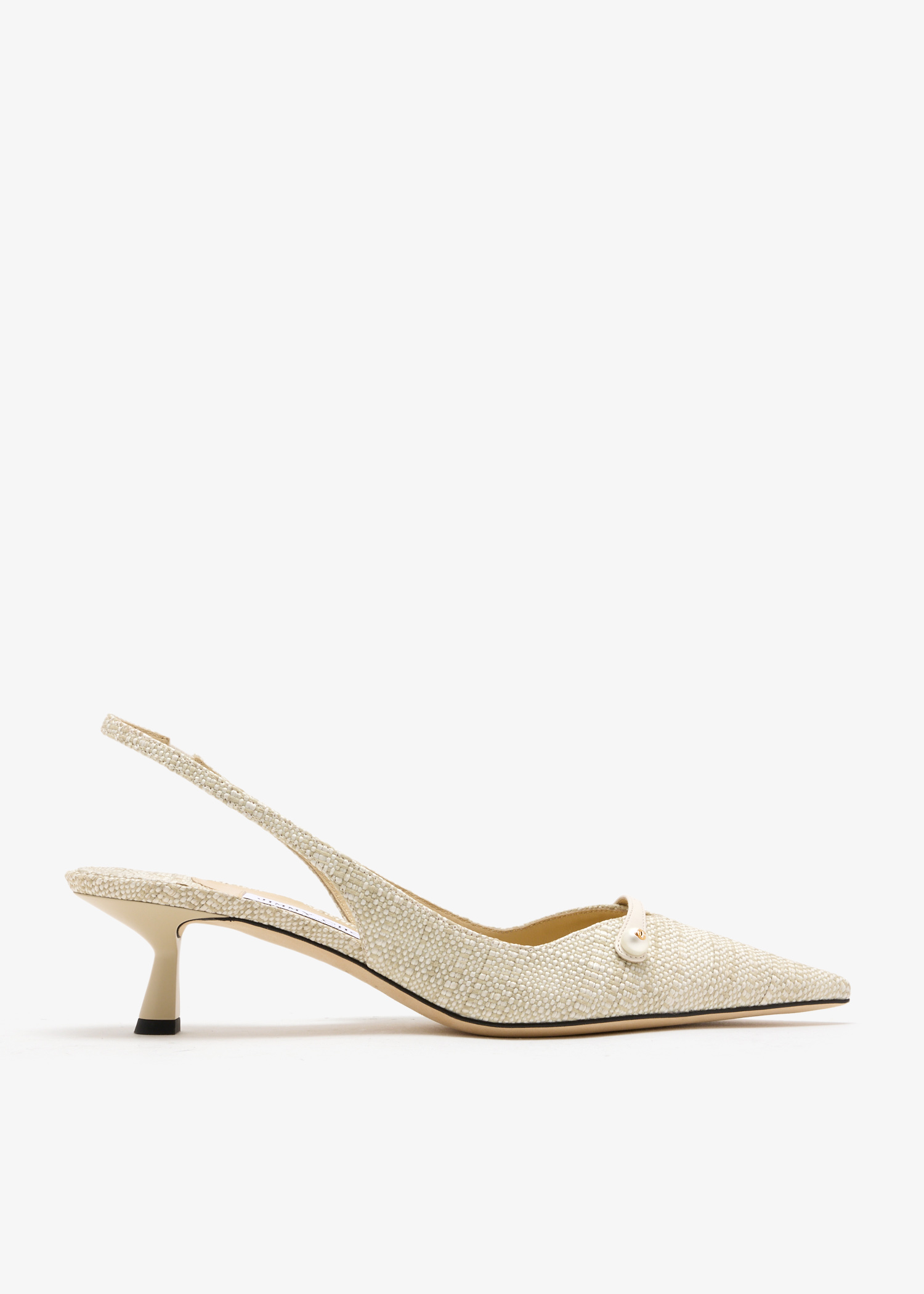

Amita 45 slingback pumps, Cream