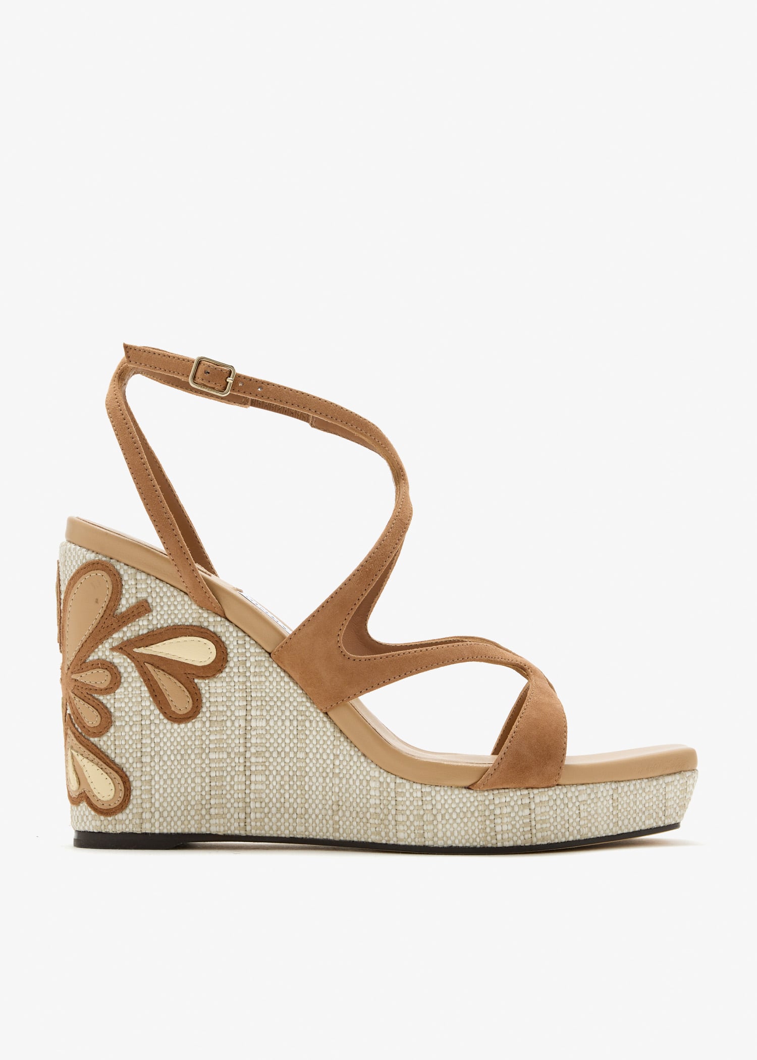 

Ayla 110 wedge sandals, Brown
