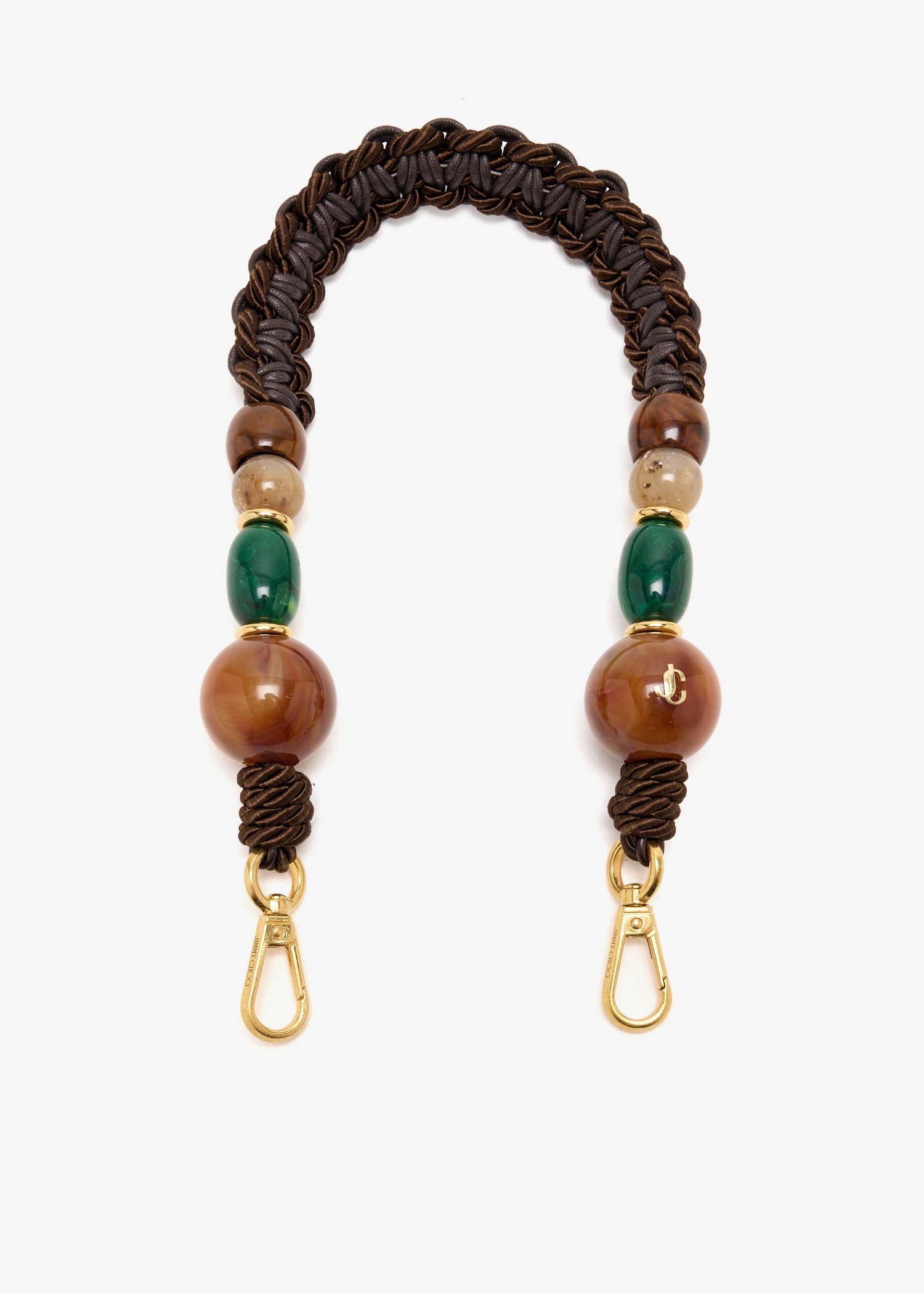 

Braided rope strap, Brown