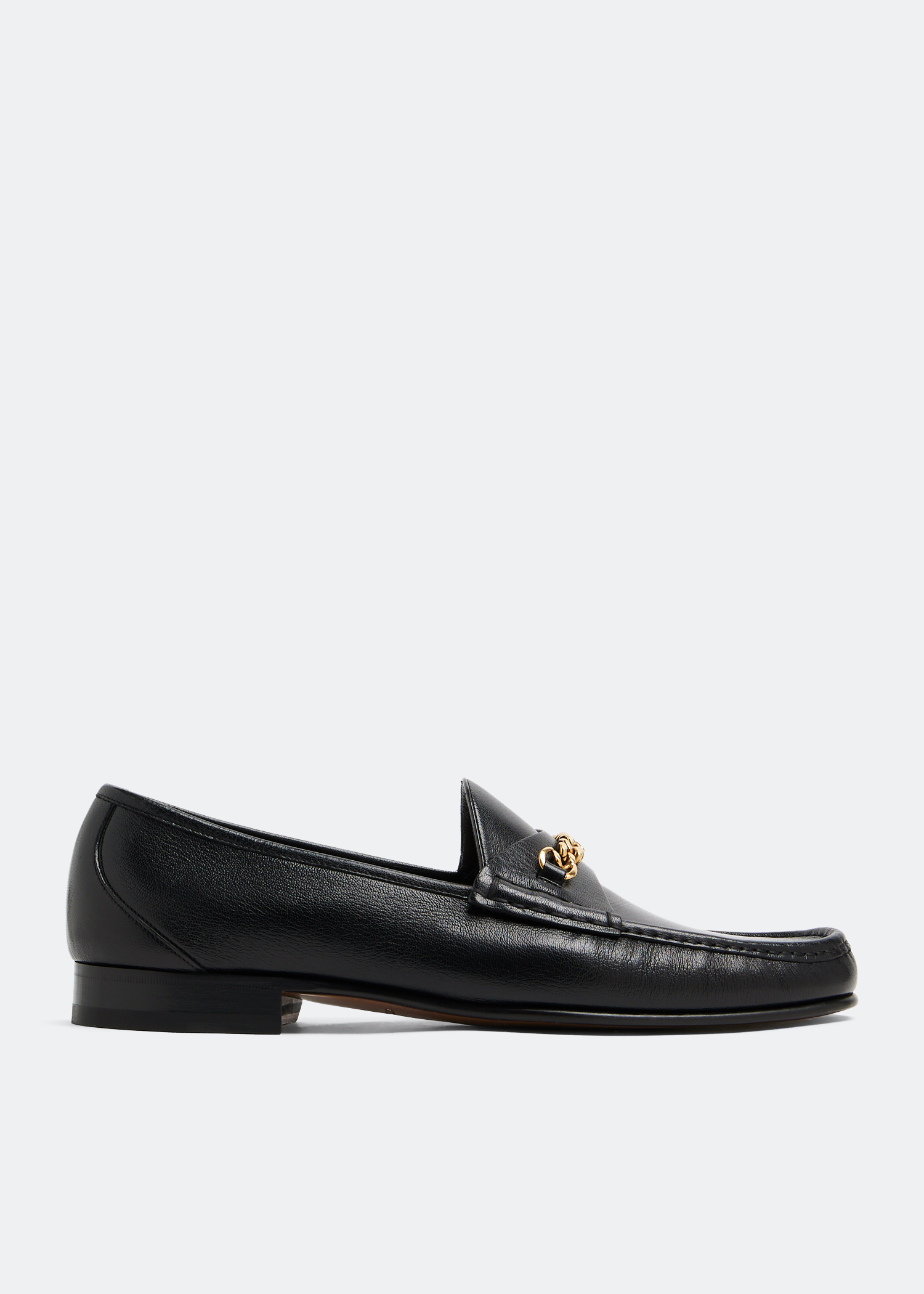 

Chain loafers, Black