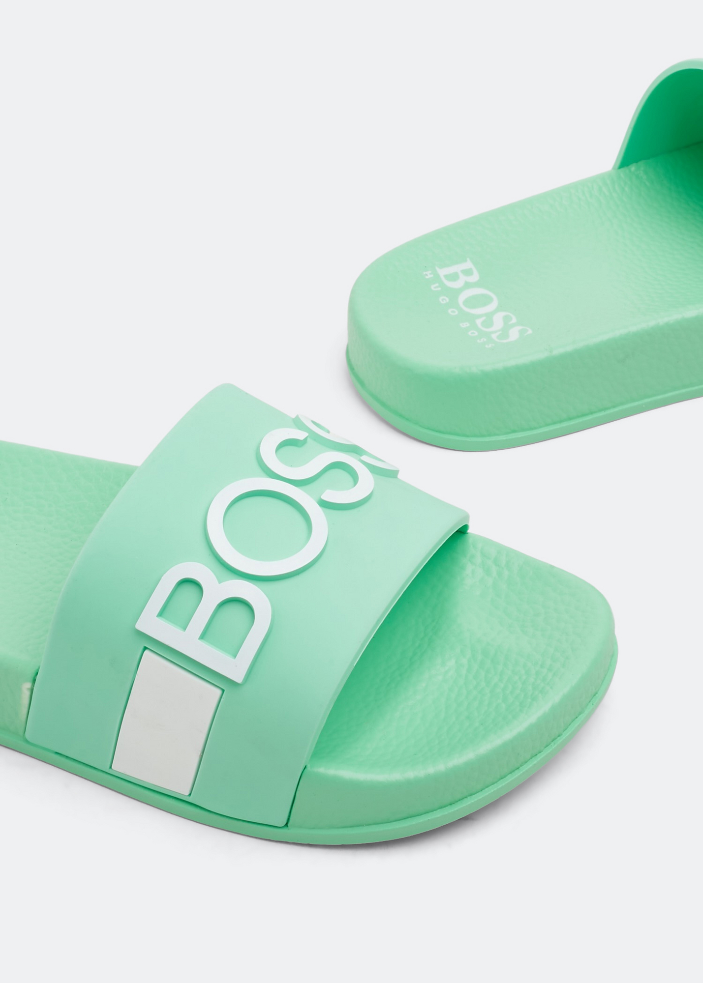 

Rubber logo slides, Green