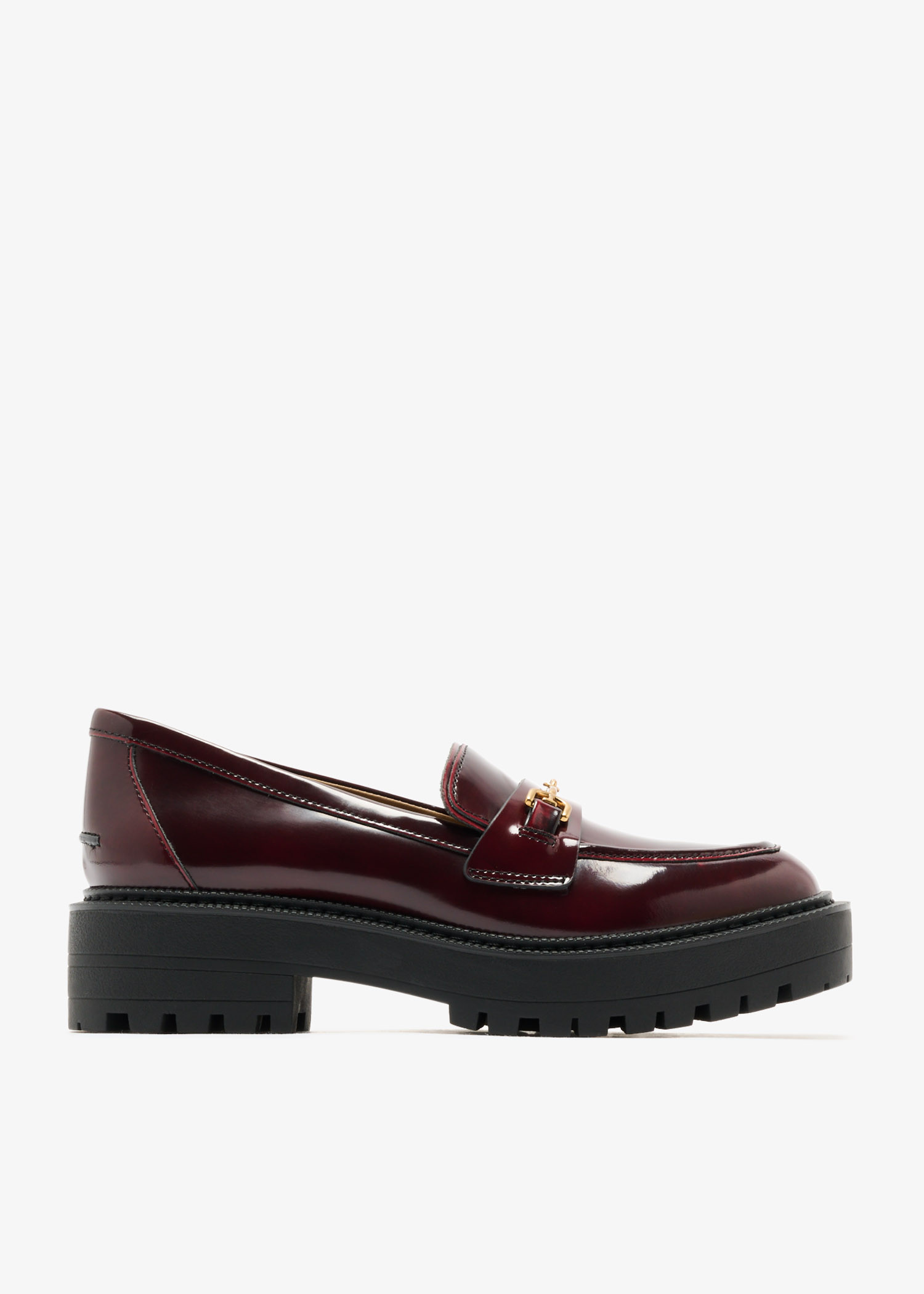 

Lea platform loafers, Burgundy