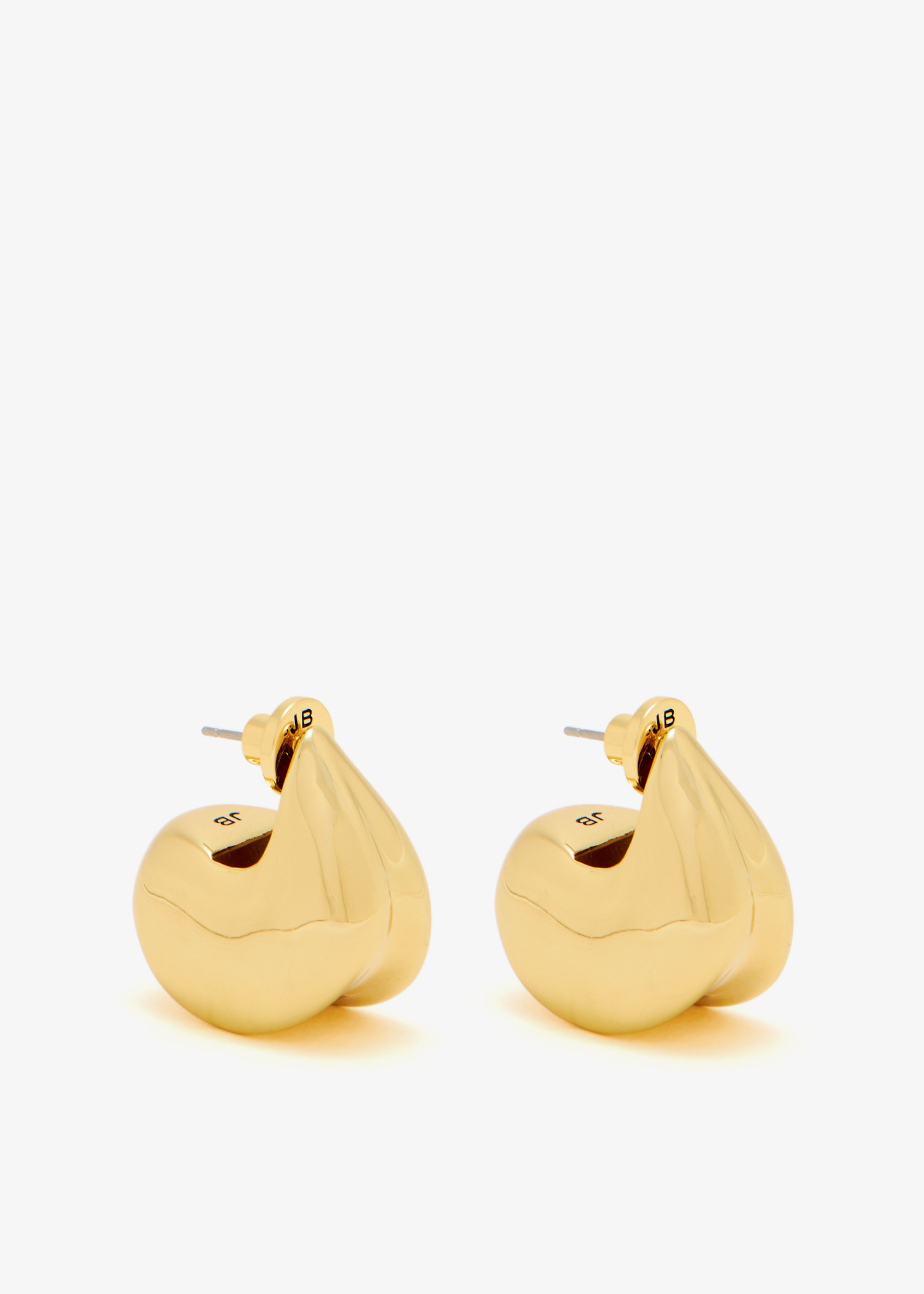 

Nouveaux puff earrings, Gold