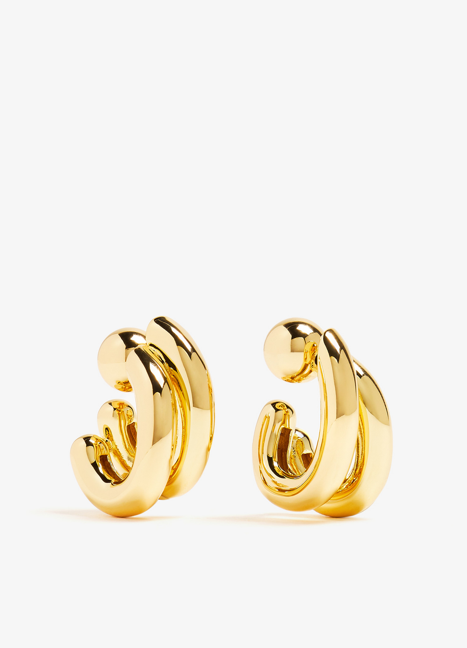 

Florence earrings, Gold
