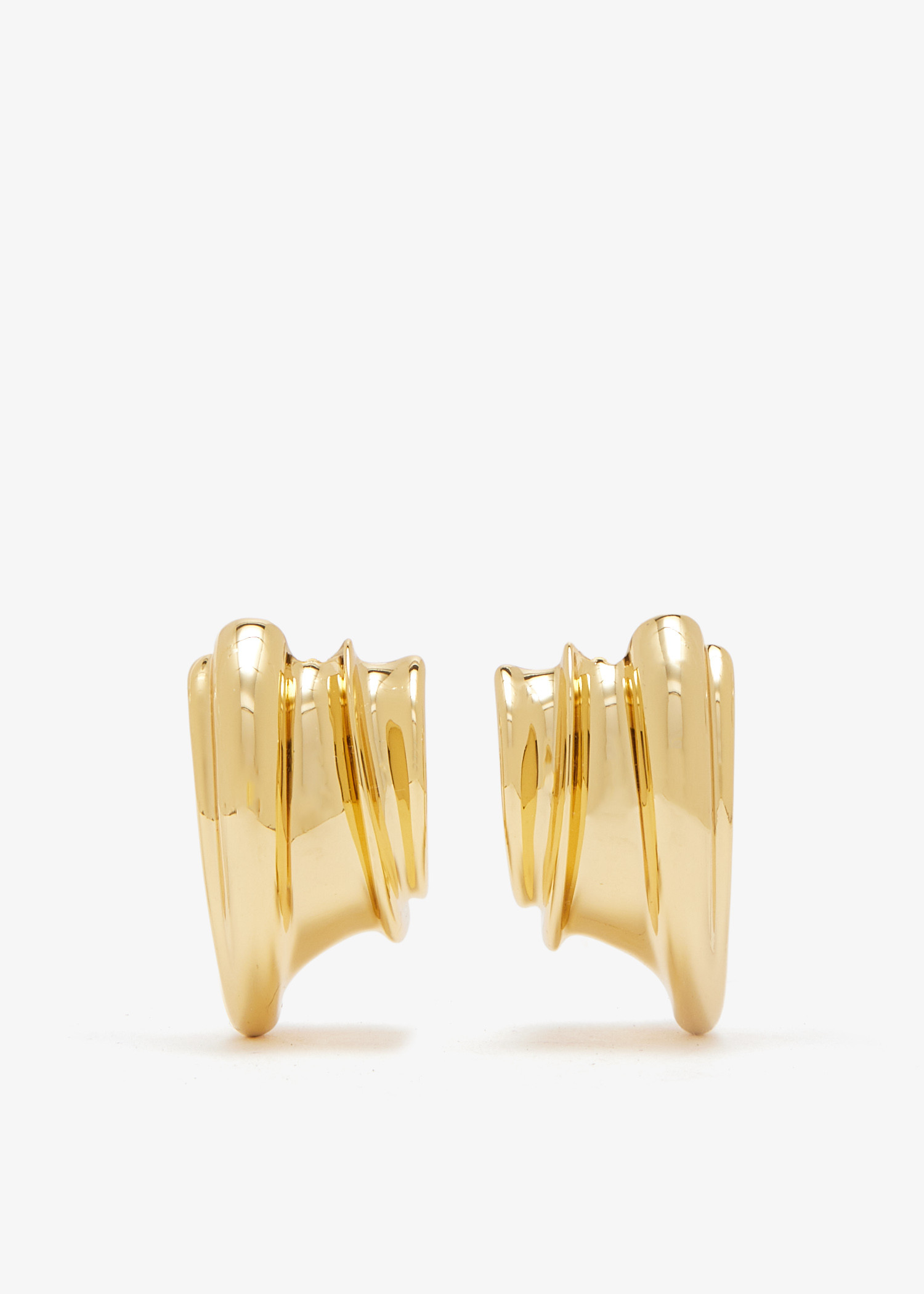 

Leona hoop earrings, Gold