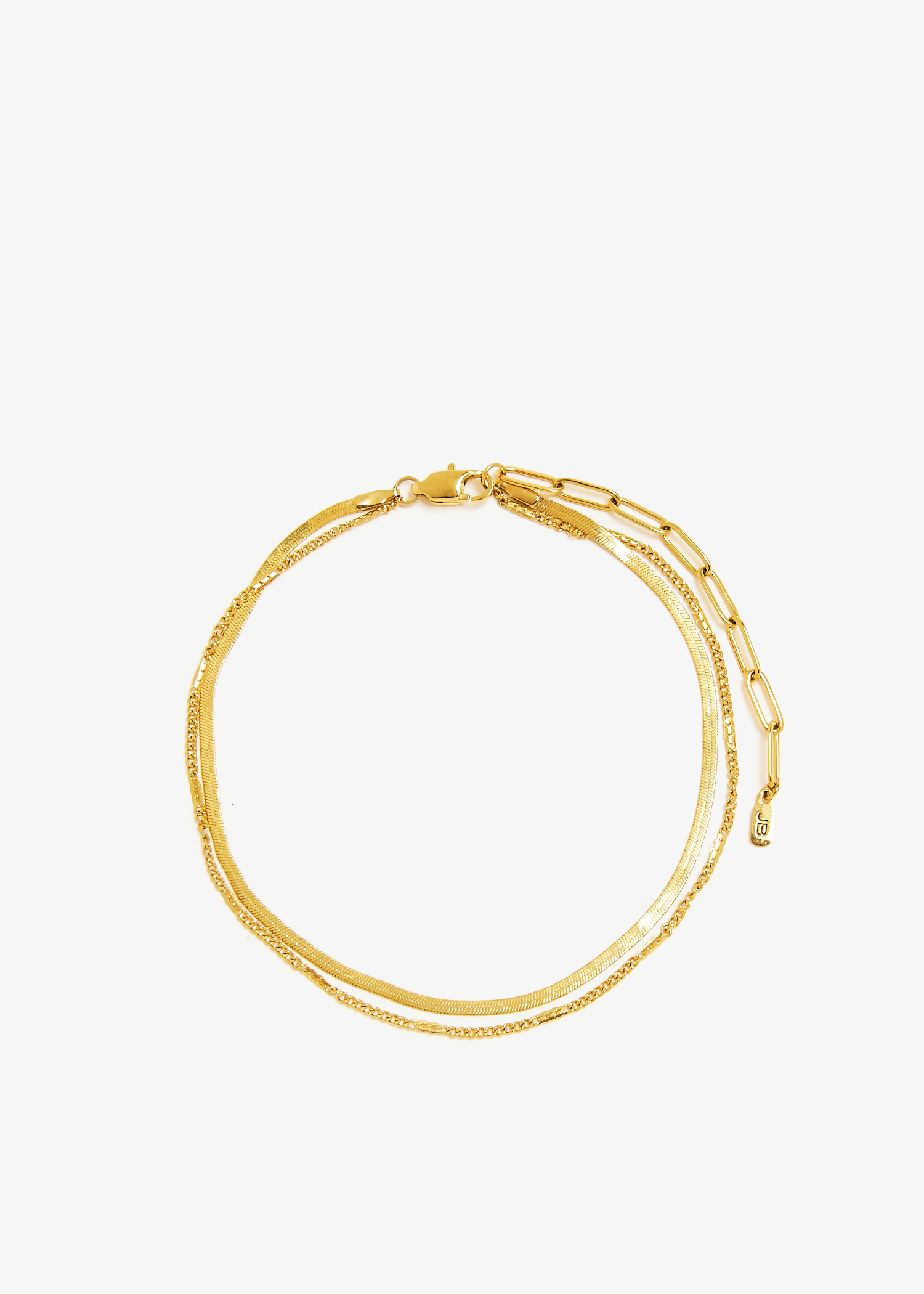 

Surfside anklet, Gold