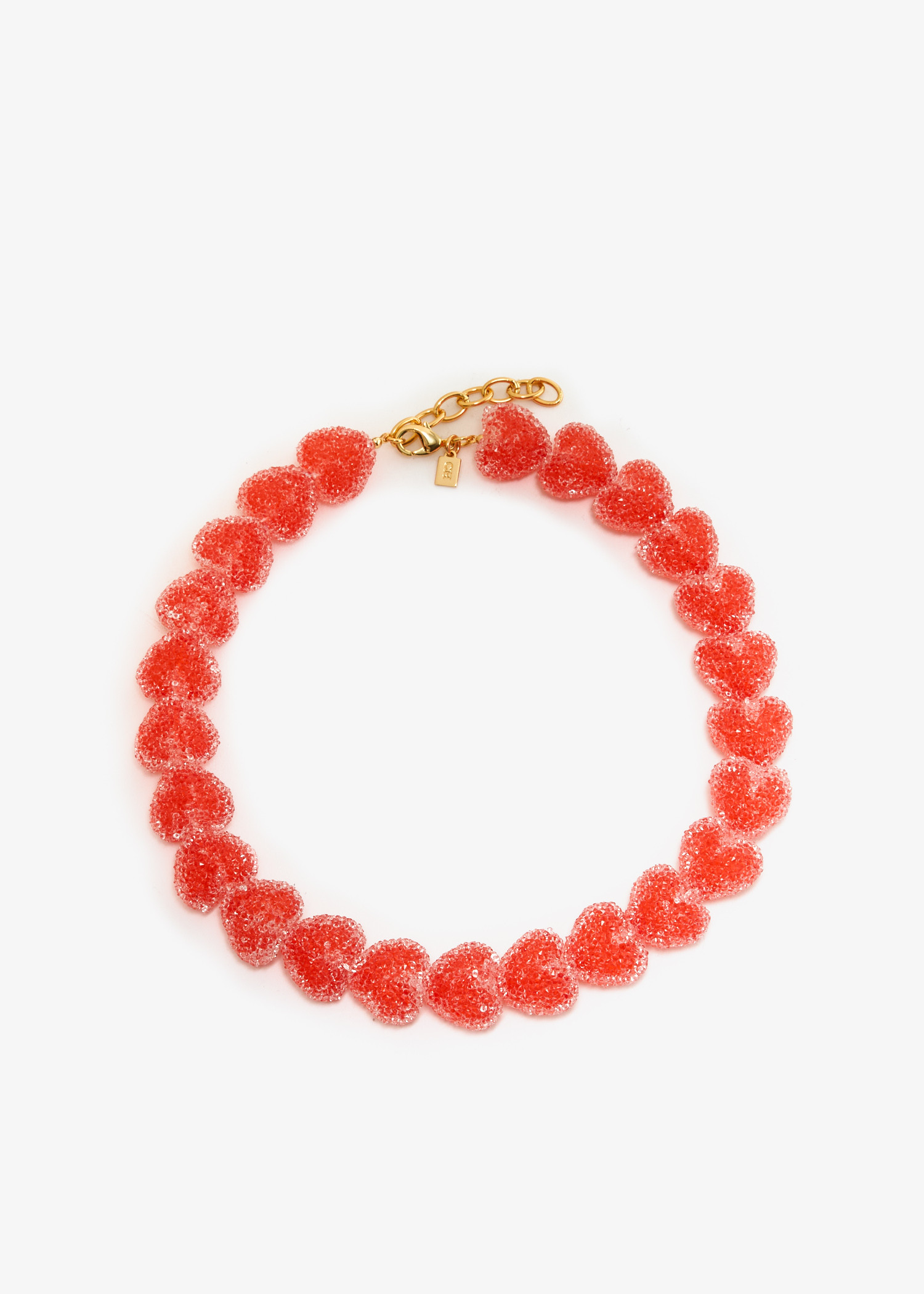 

Jelly Heart necklace, Pink