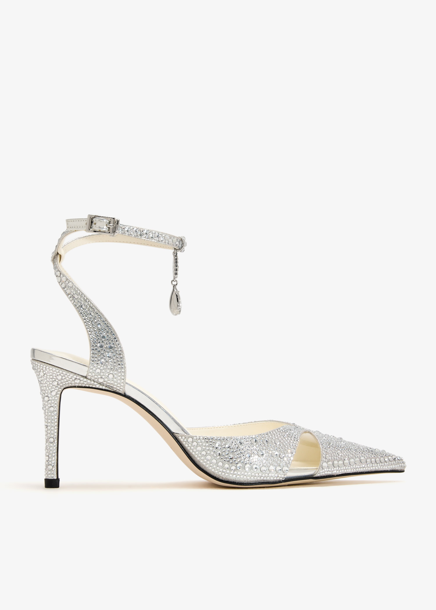 

Haidi Artificial Crystal pumps, Silver