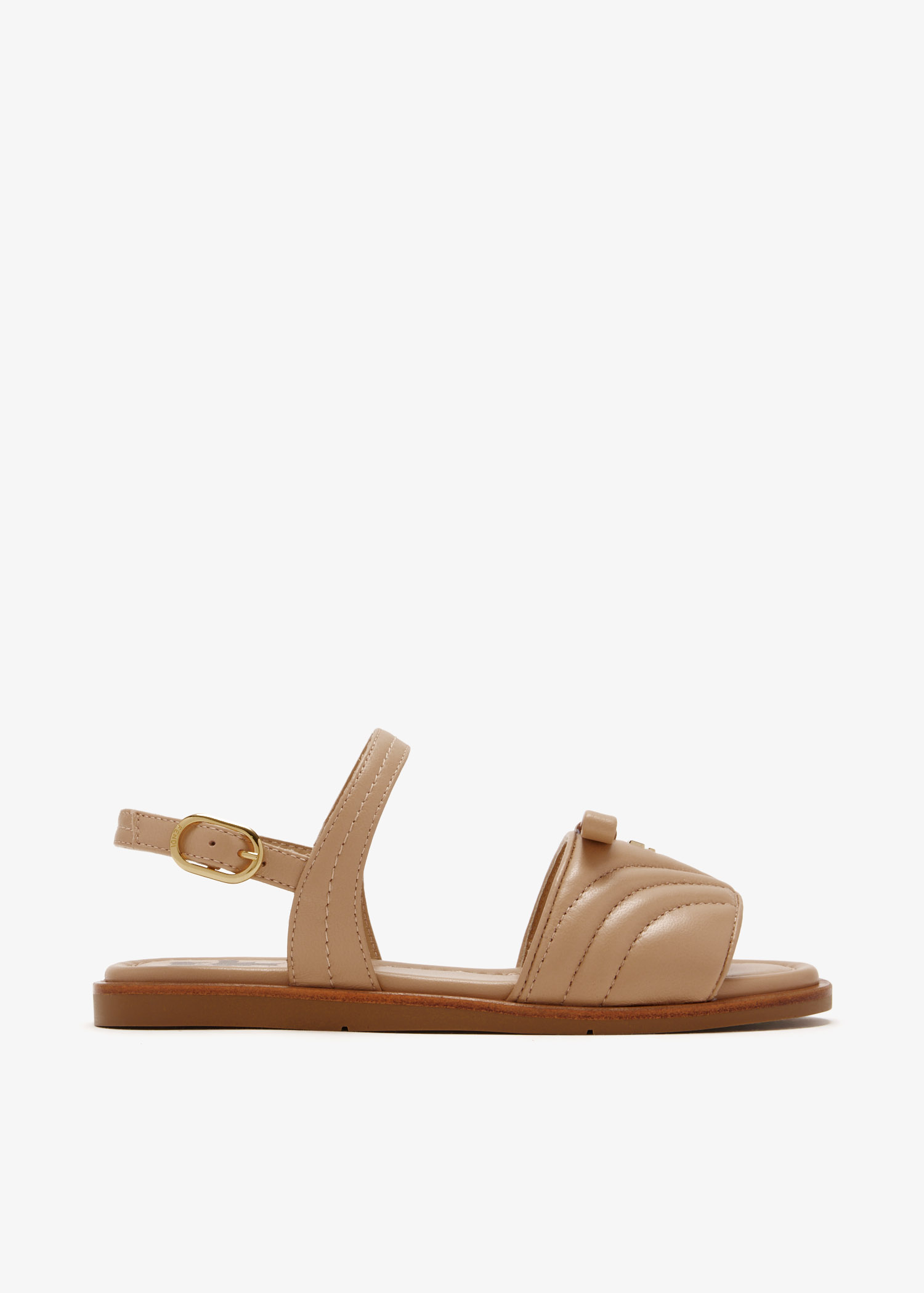 

Leather sandals, Beige