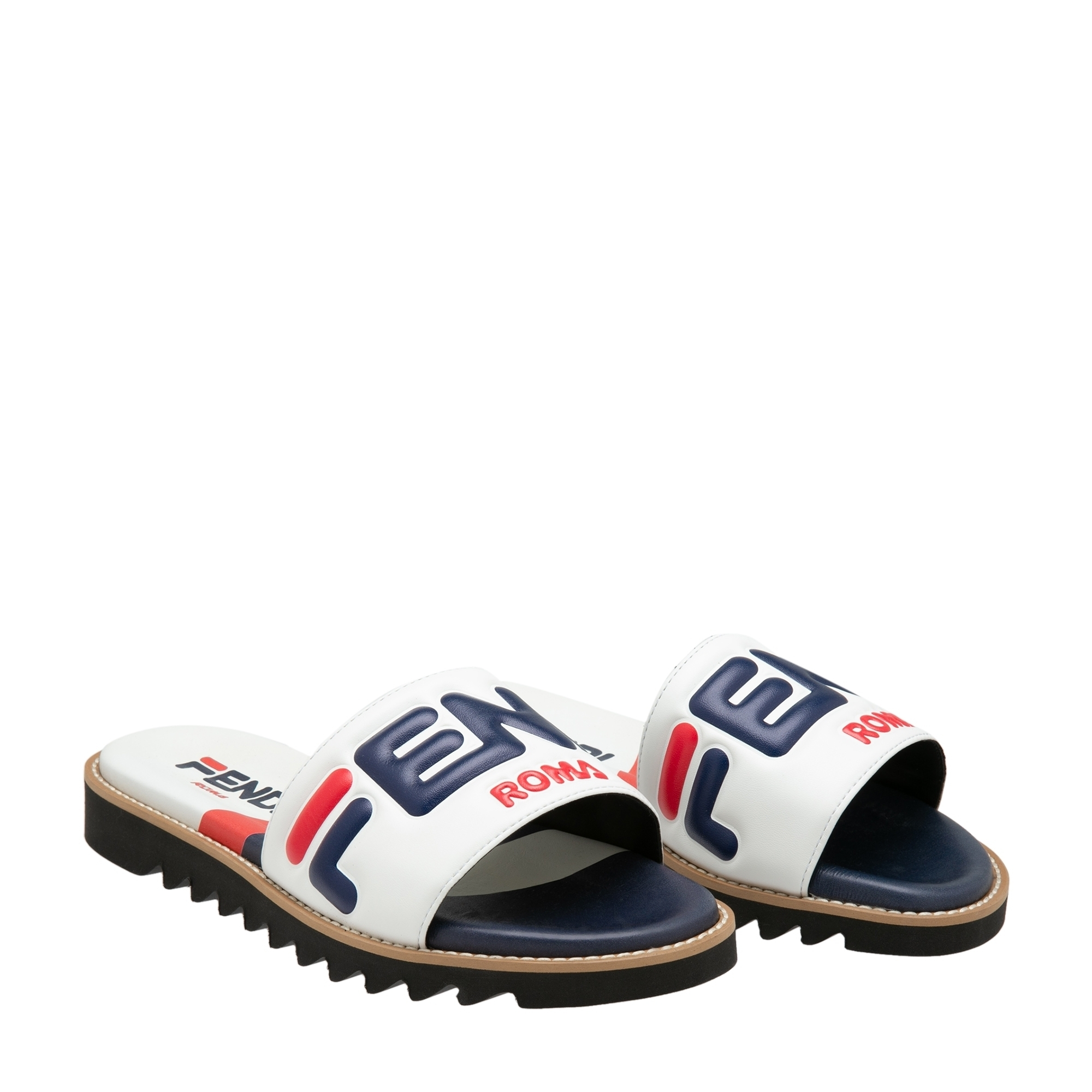 

Logo slides, White