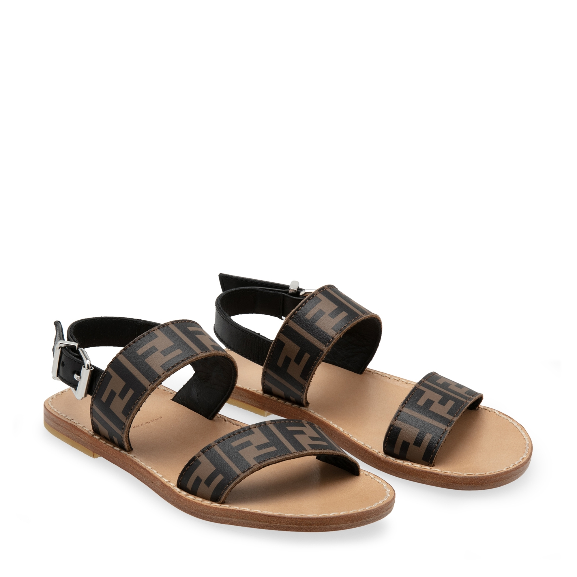 

Leather sandals, Brown
